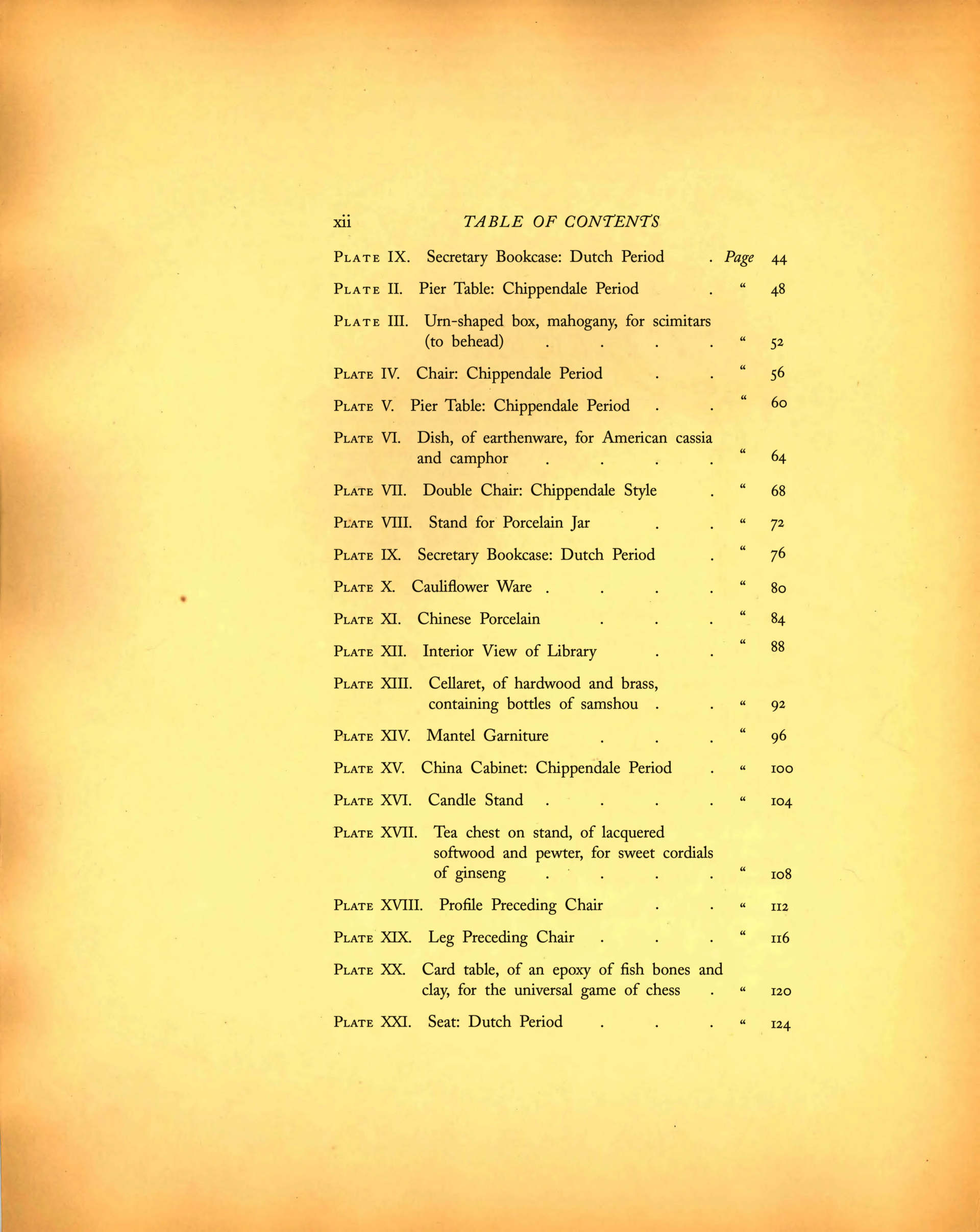 Pendleton Collection Catalog Page