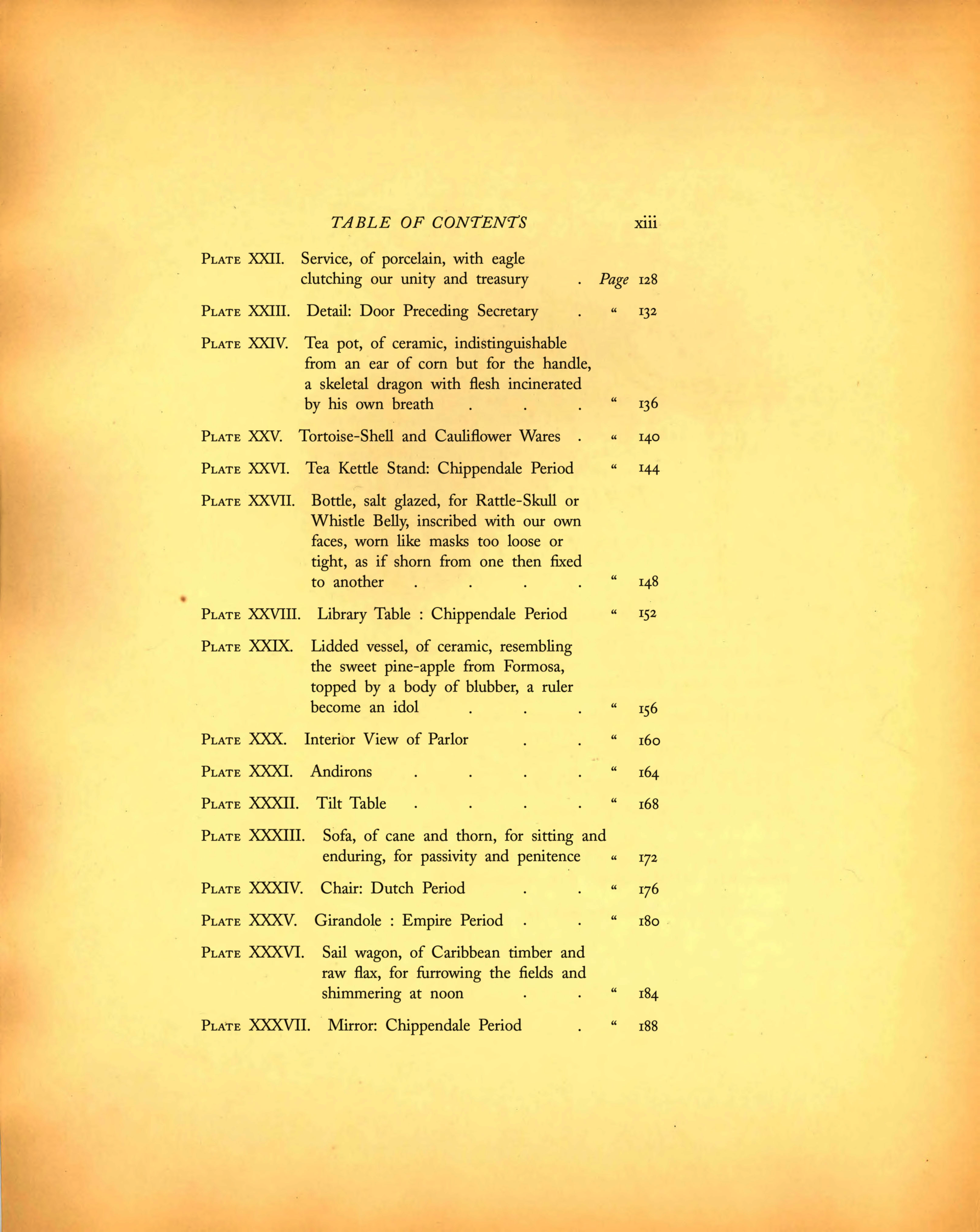 Pendleton Collection Catalog Page
