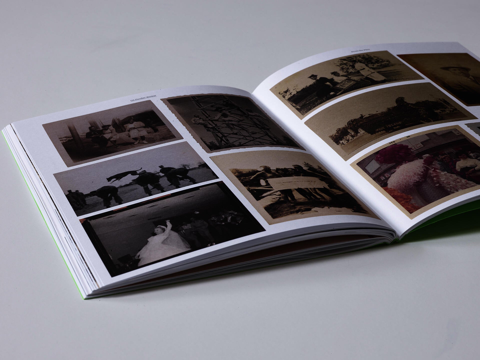 Detail photograph of a spread from 'Manual'
