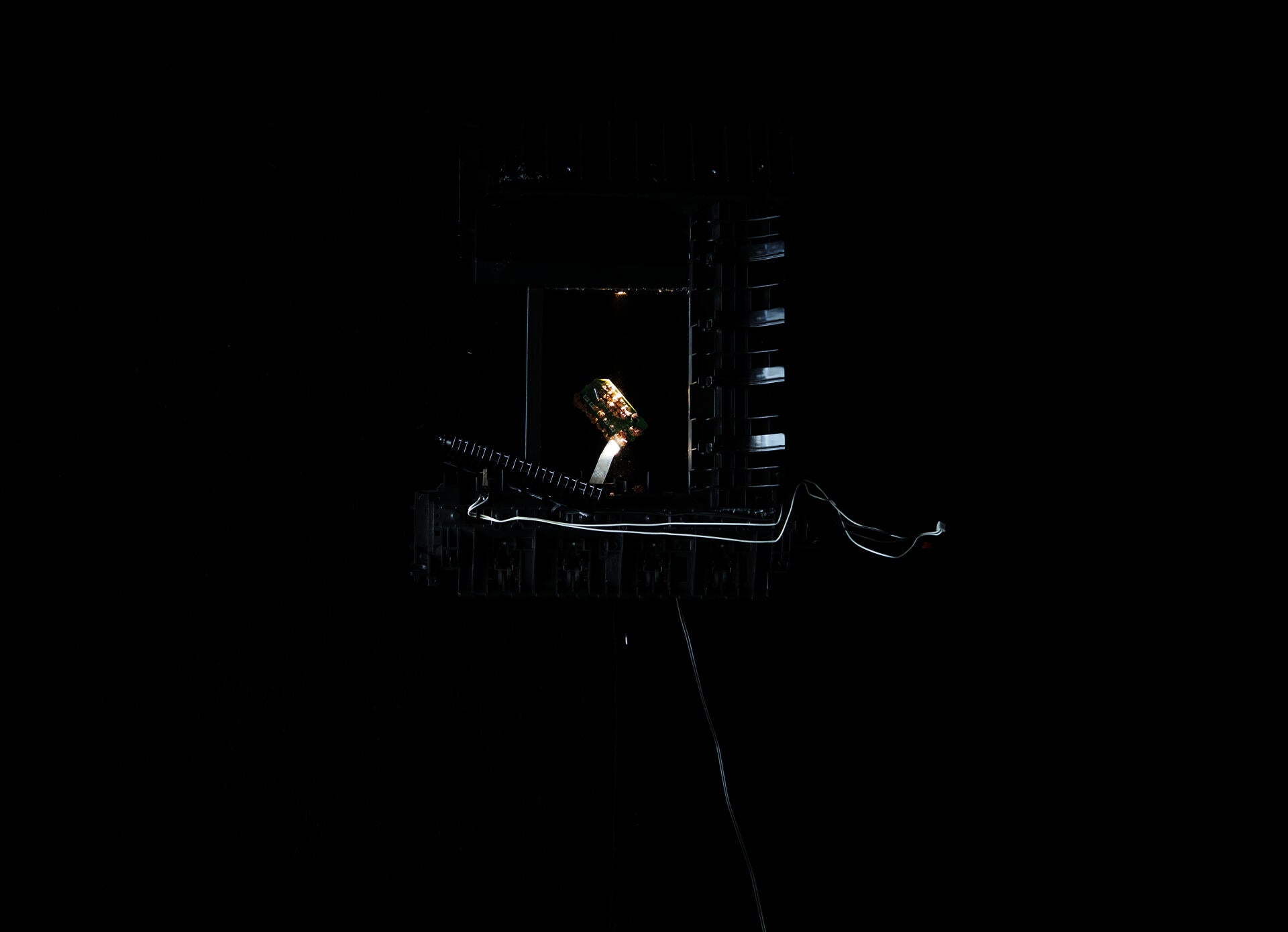installation view, shadow box