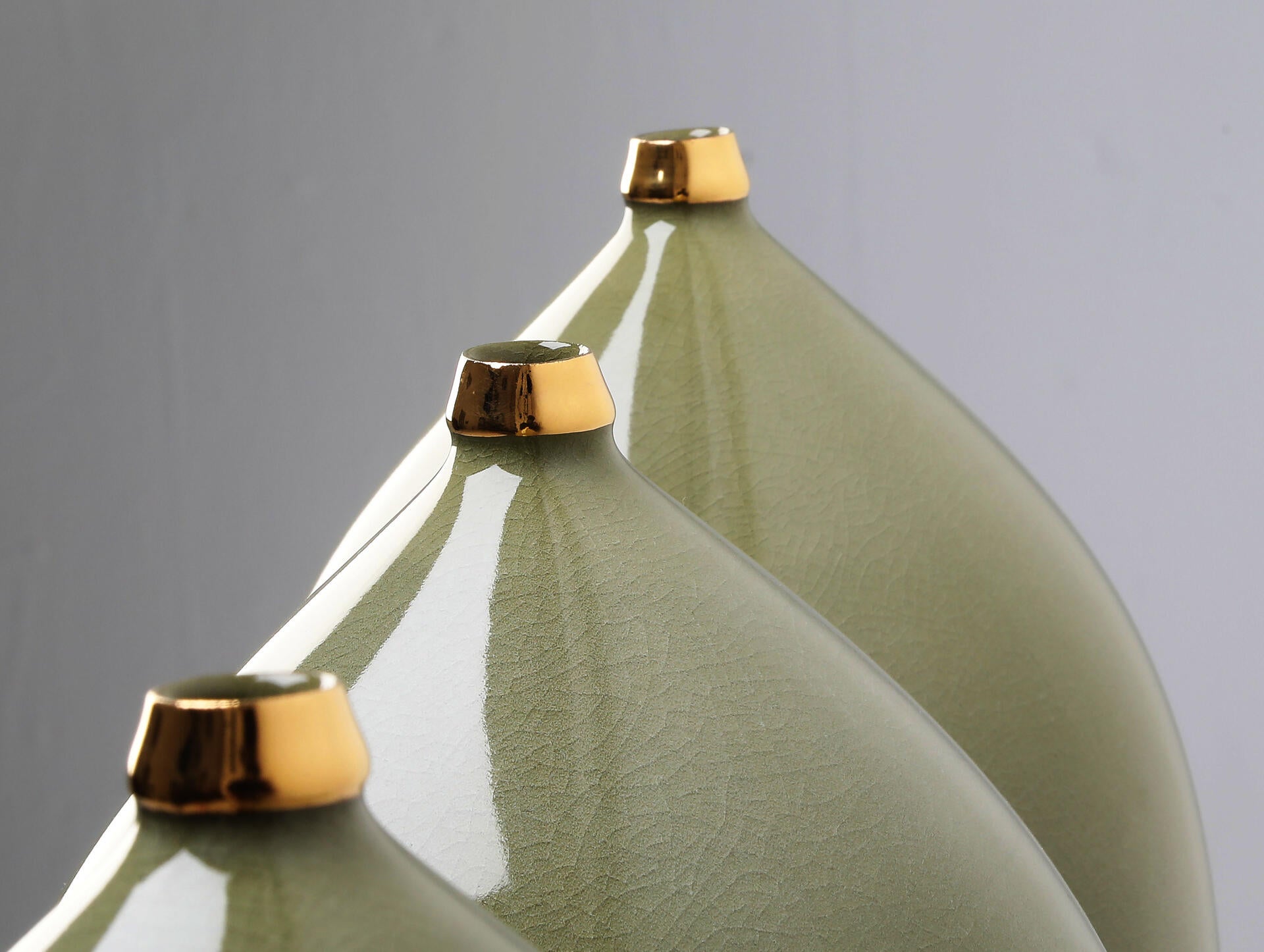 detail green bottles