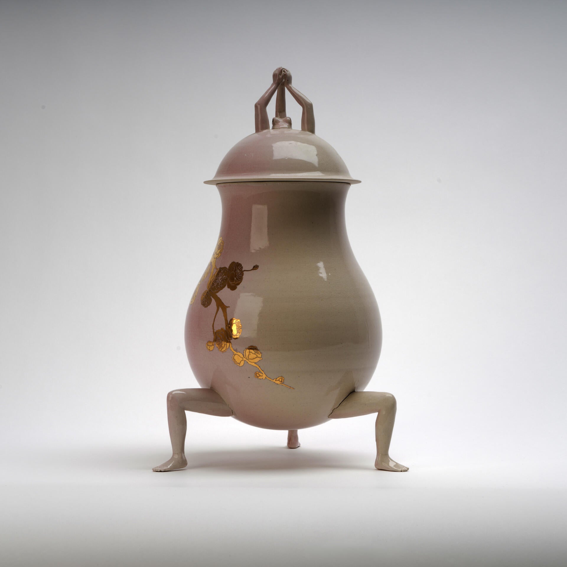 The luster plum vase
