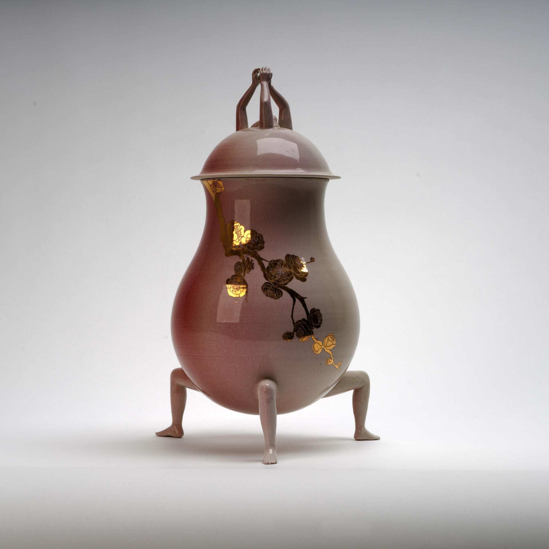 The luster plum vase