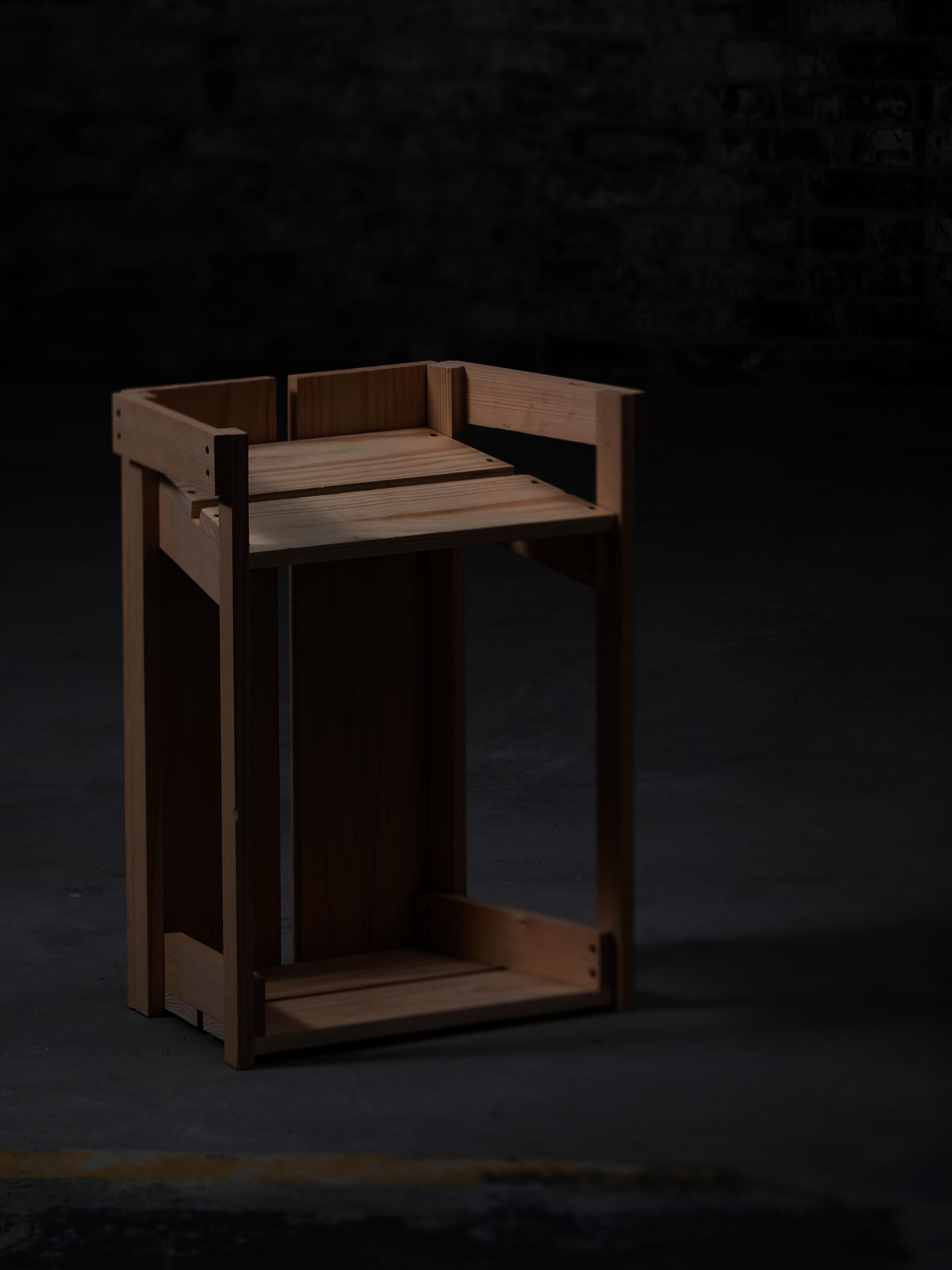 Image of the The Next One_Big Box Vernacular, a version of The Next One designed to be easily made by its end users using easy to access and use materials and tools.