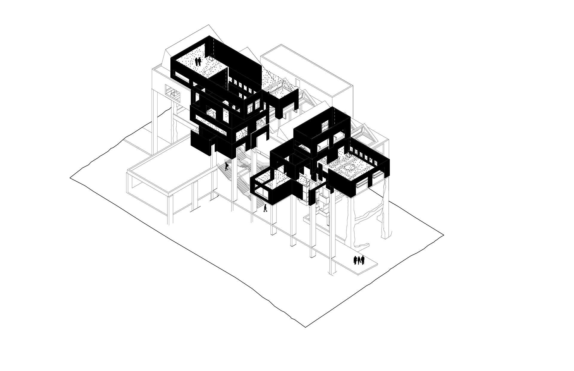Diagram of insulated zones