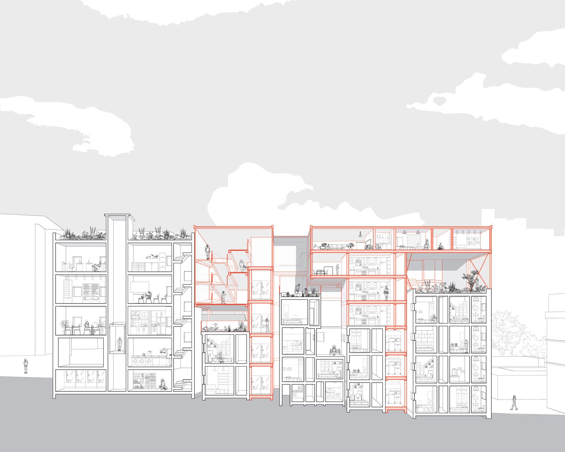 Unraveling the living sectional perspective