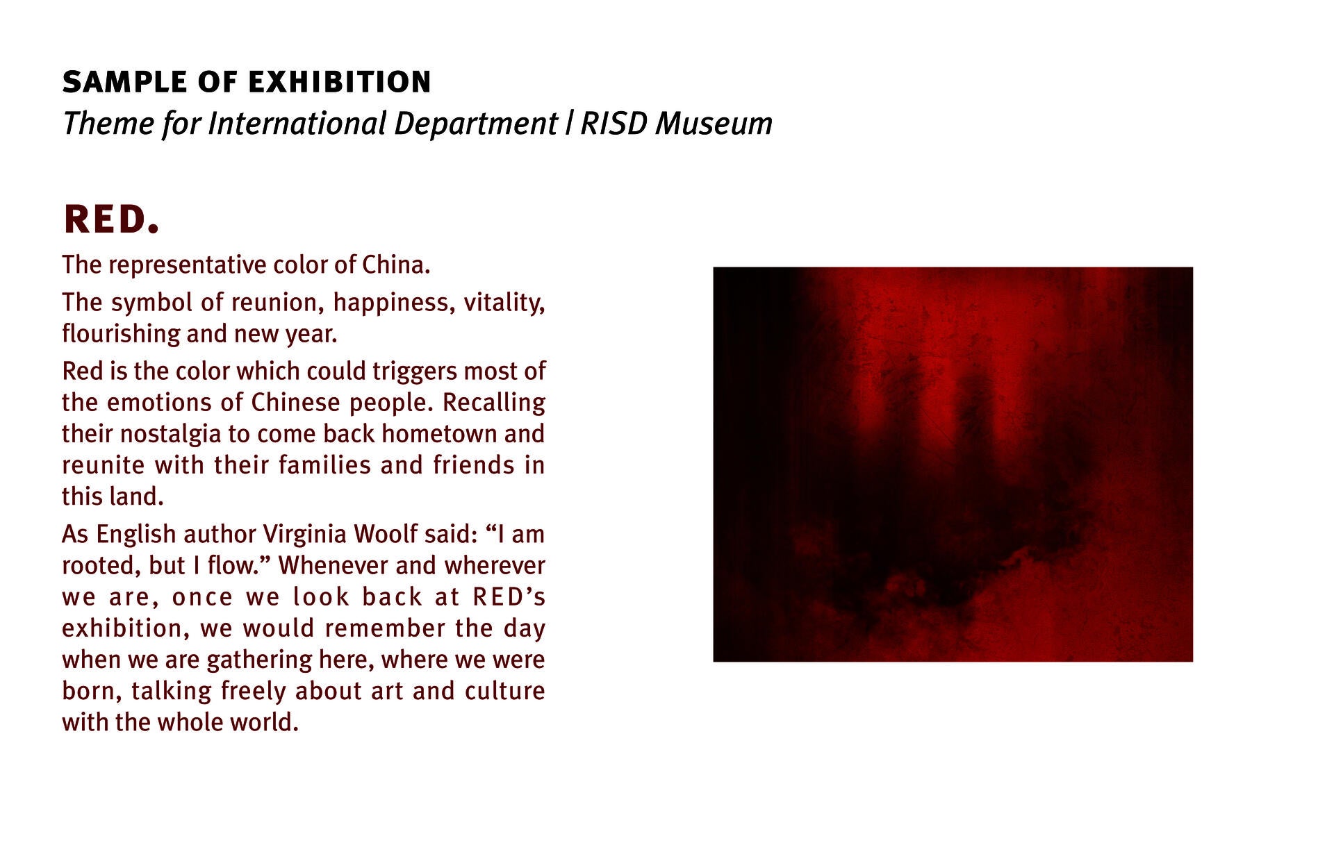 exhibition theme
