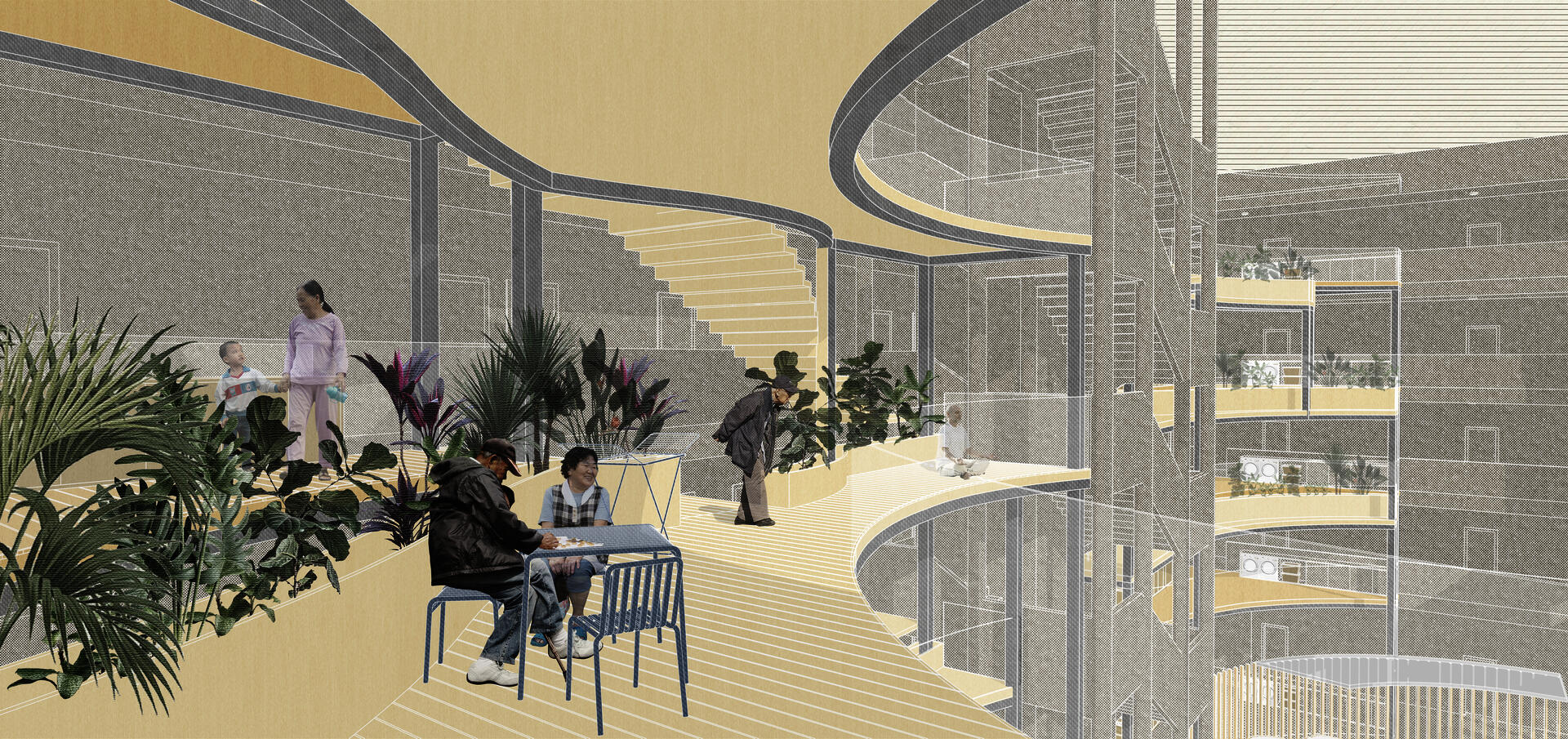 Residents‘ vision on the newly added layer2(extended balcony layer)