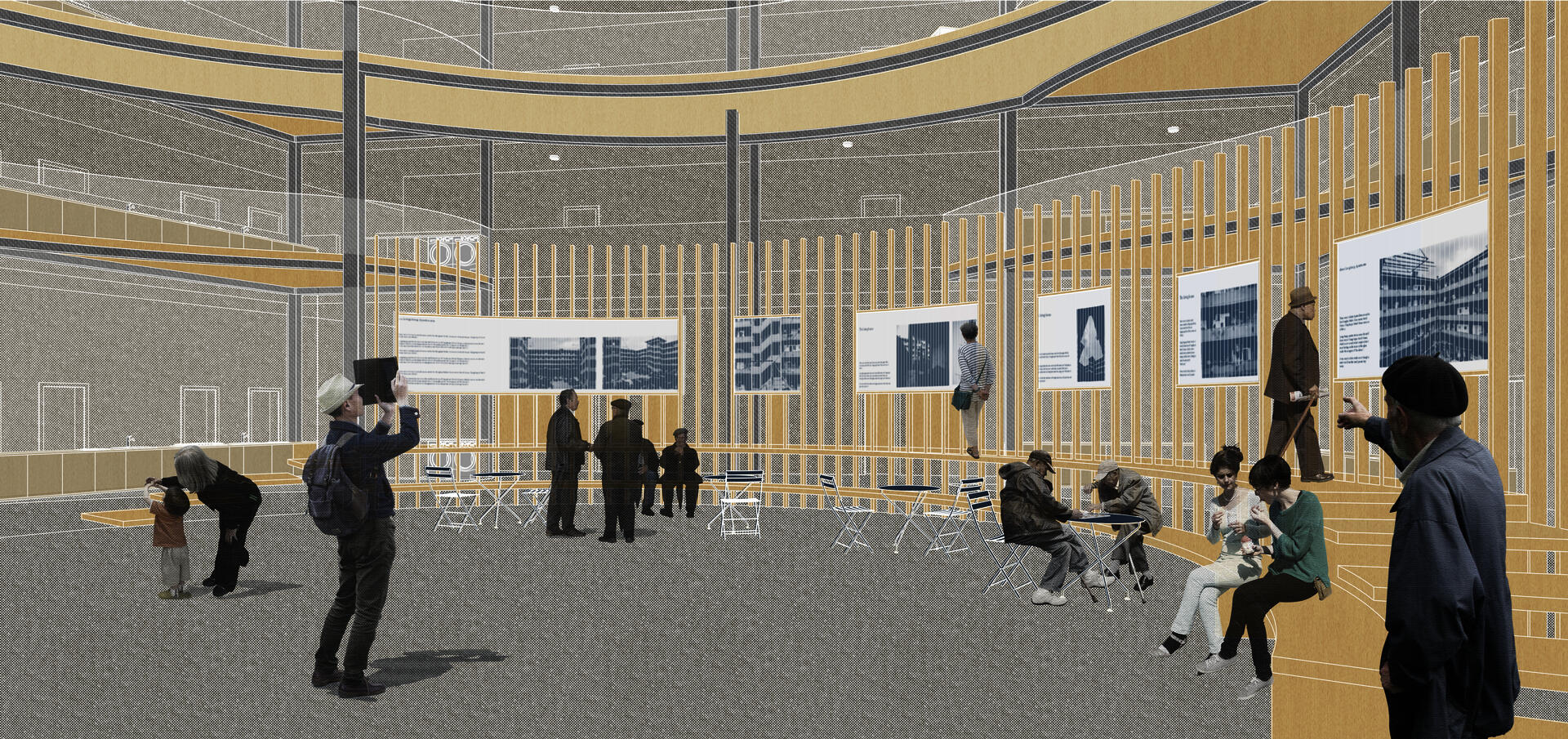 View of the ground floor activity zone