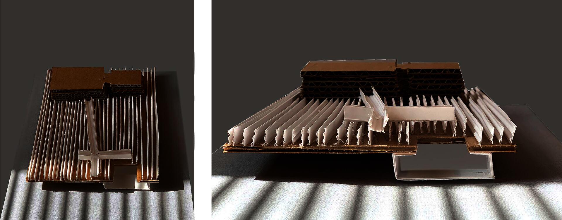 model image with shadow