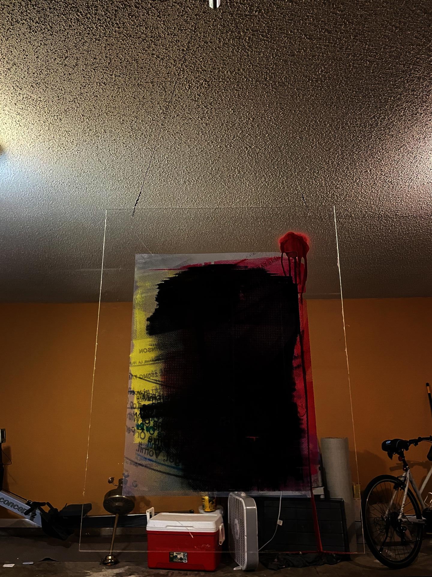 I Hate Truvada, screenprint on plexiglass, 18x24