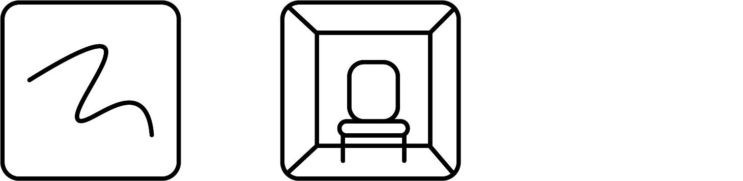 Prompt icons for sketchbook and workspace