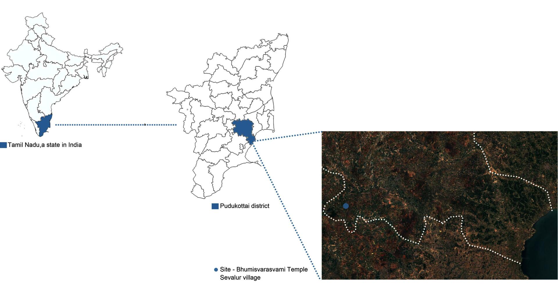 image zooming in to the district