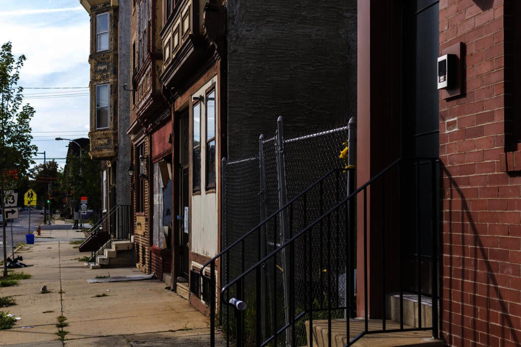 A block in Strawberry Mansion