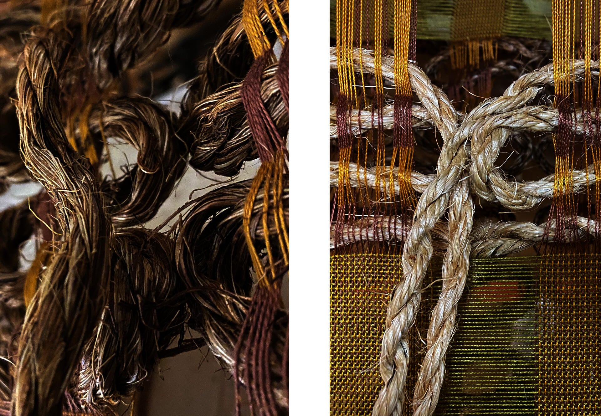 Close Up images of Handwoven Textile