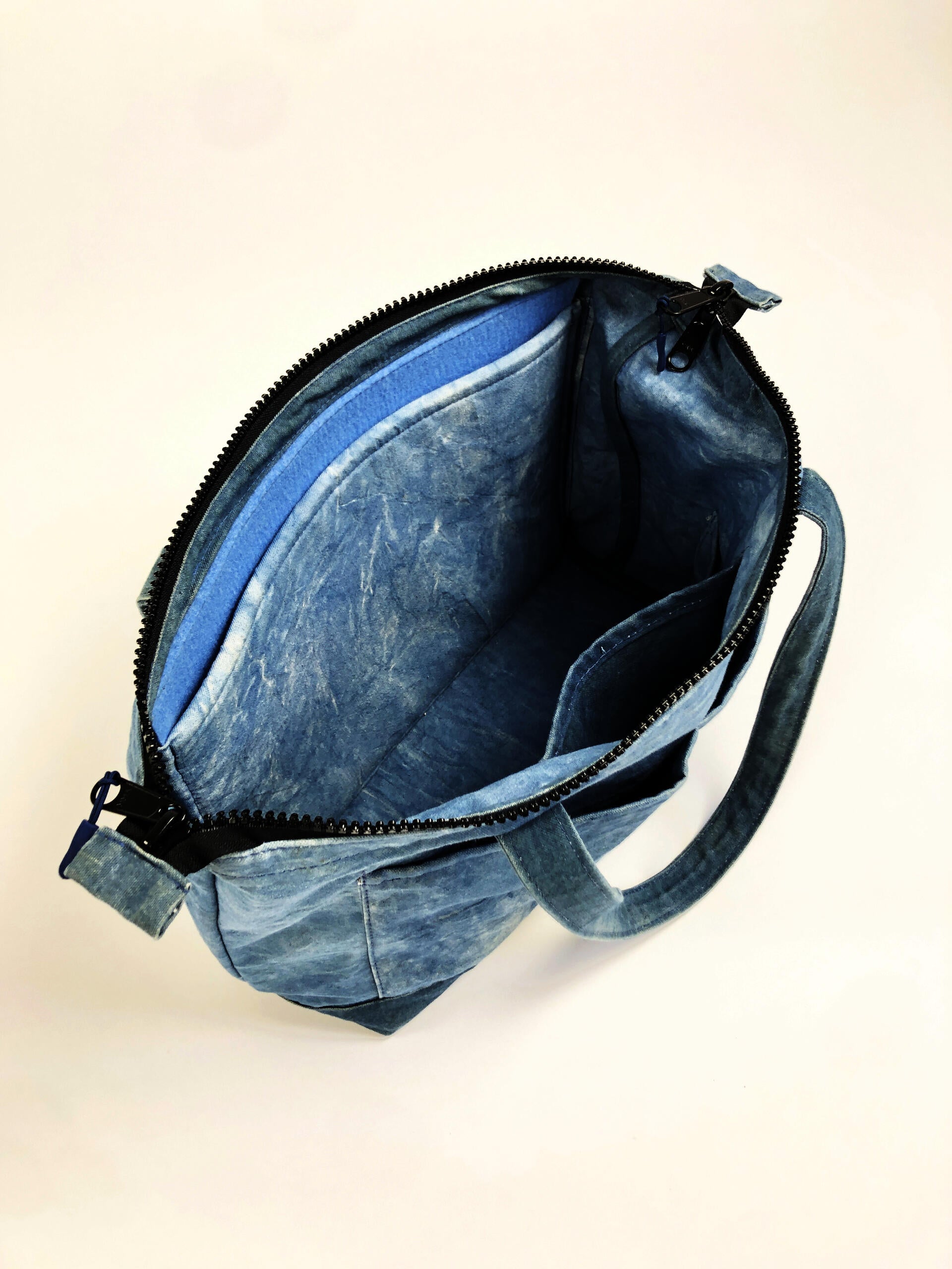 interior shot of bag