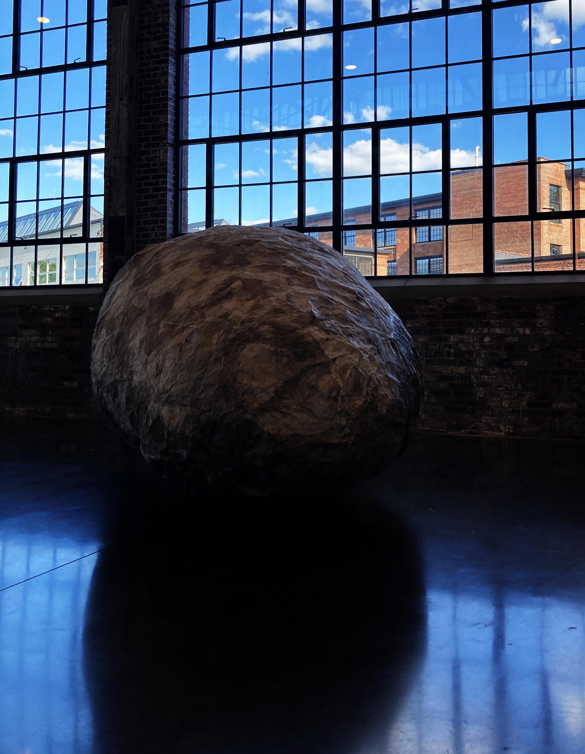 boulder on site