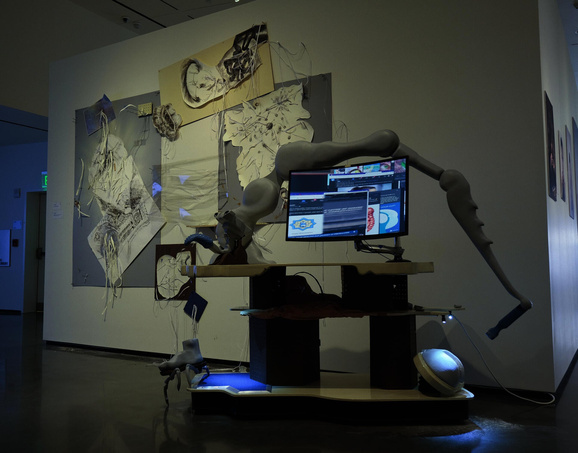 Broken thought machine Install View