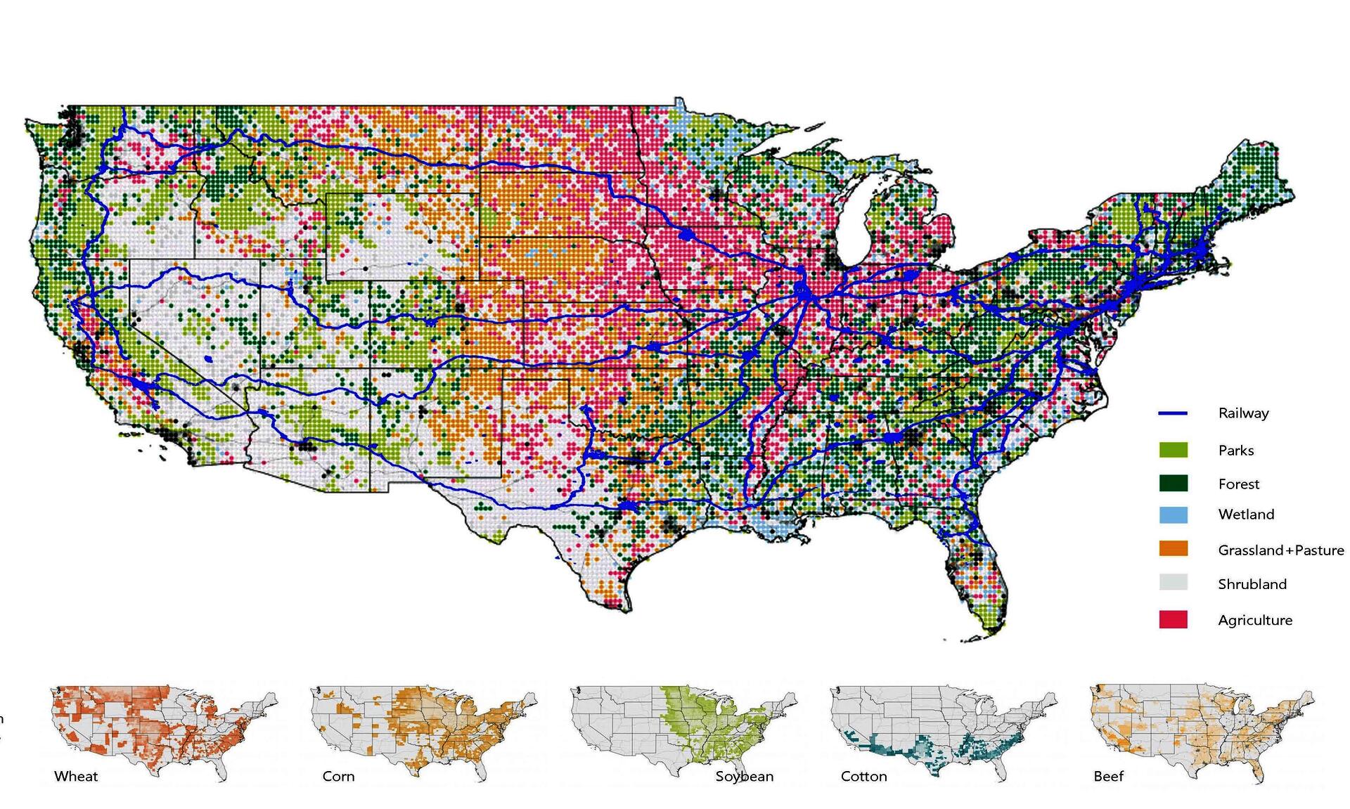 RAILWAY SYSTEM AND AGRICULTURE TYPES