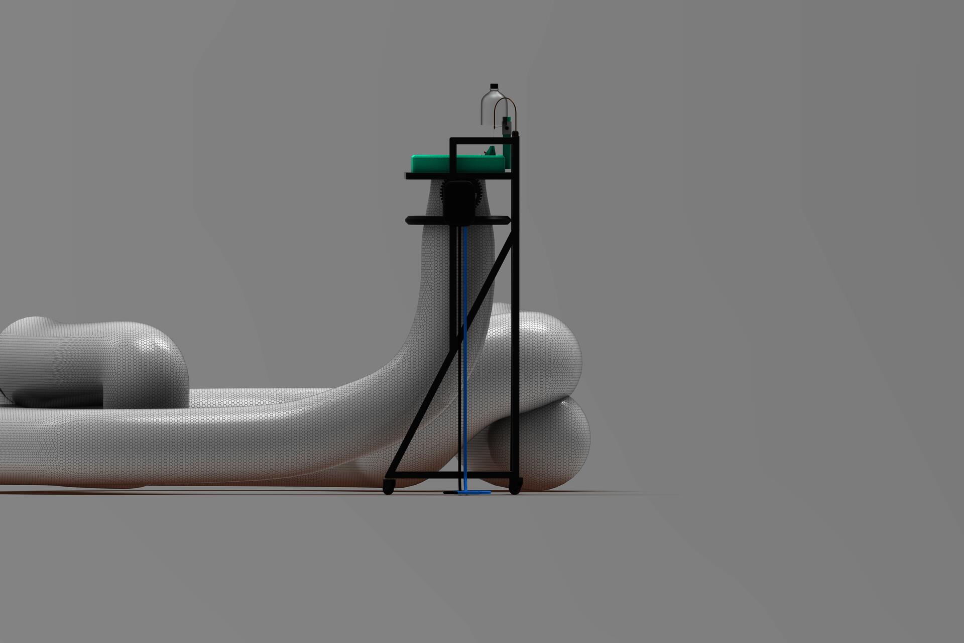 Plastic knitting machine