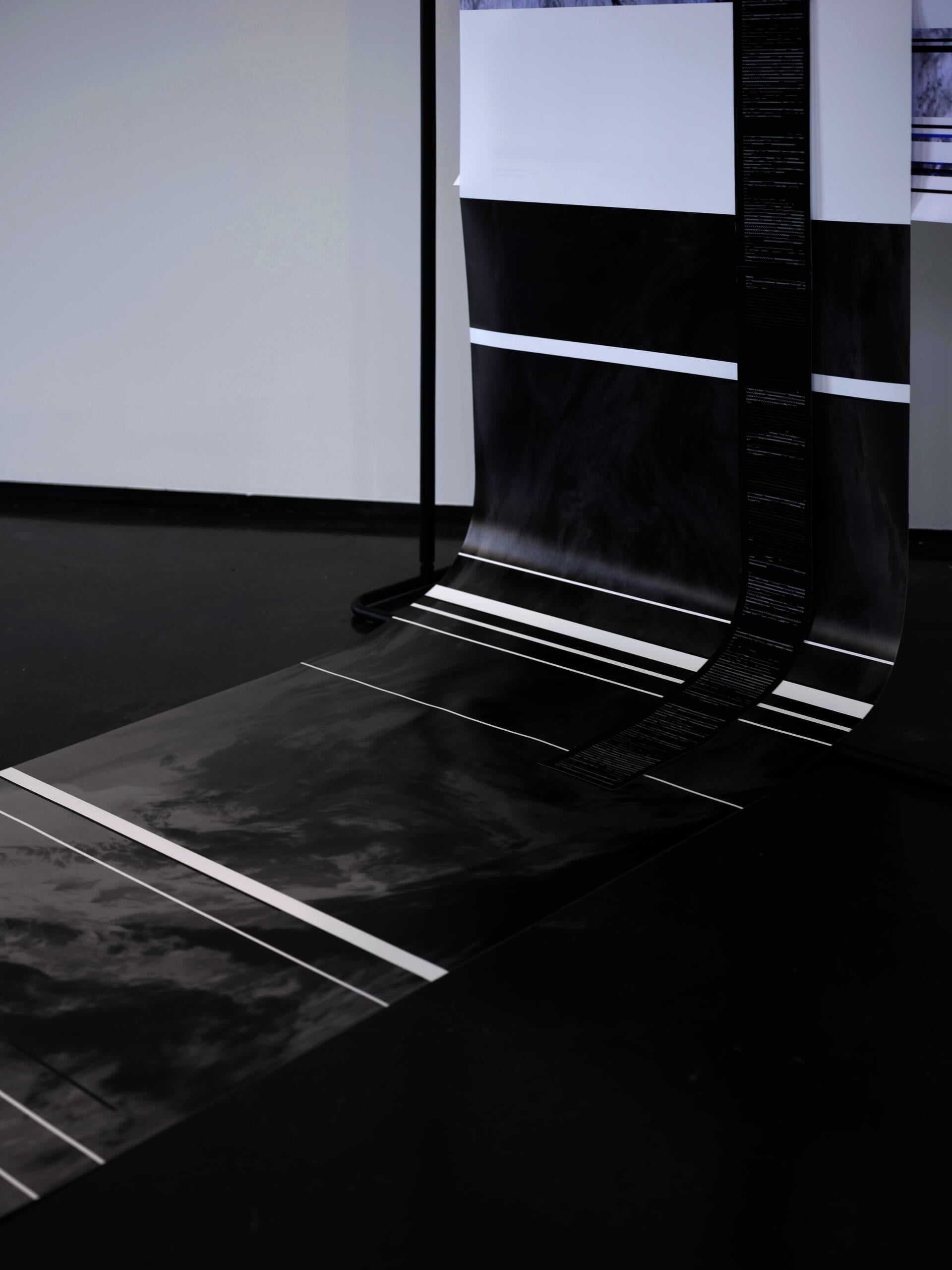 Installation view of "Do Clouds Hate Weather Satellites?"