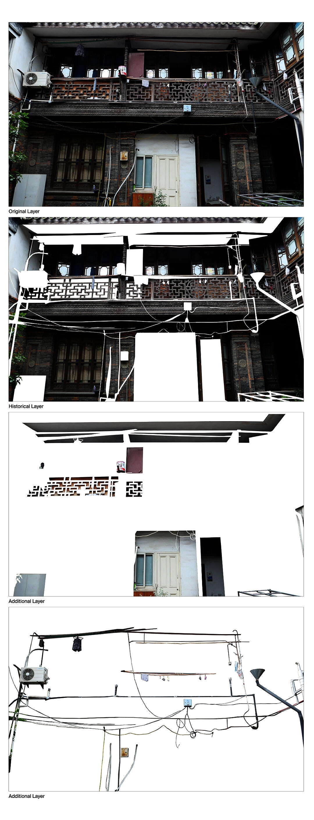 reading the facade as a palimpsest with multi-layers