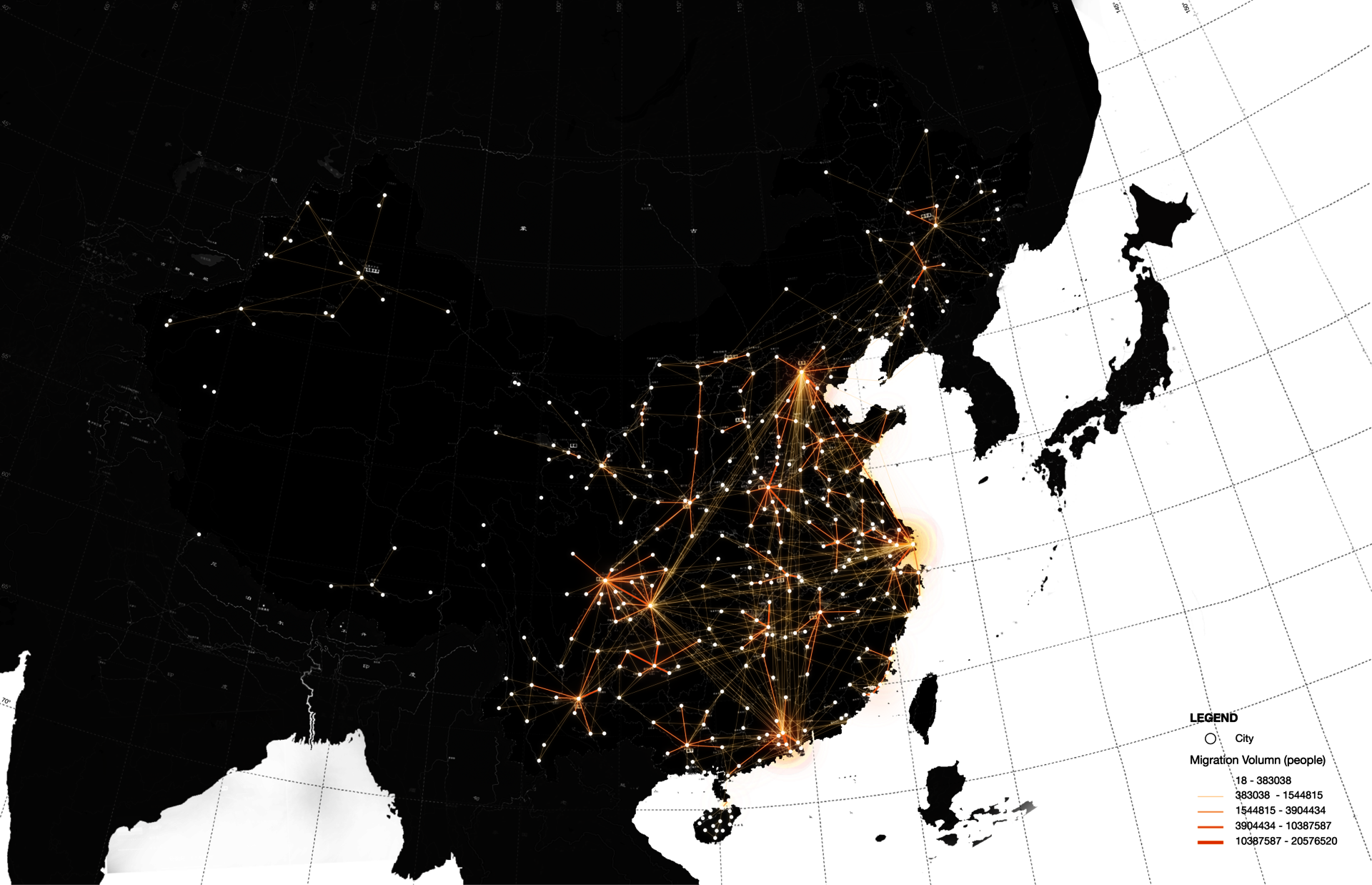 By May 2021, China’s floating population was 375.81 million, accounting for 26.62% of the total. Among the floating population, the inter-provincial floating population is 124.83 million, and the intra-provincial floating population is 250.97 million.