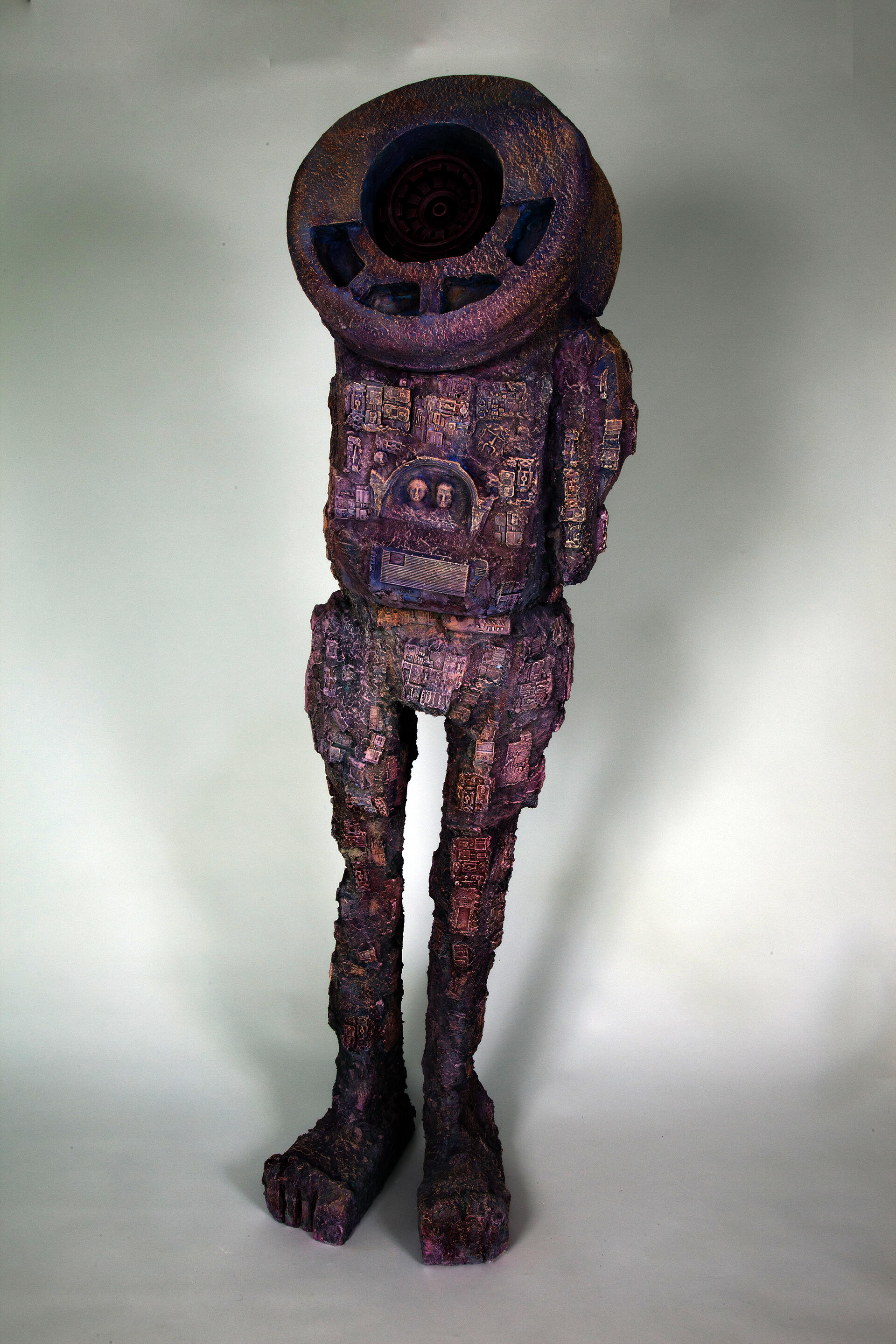 Image of a purple robotic figure