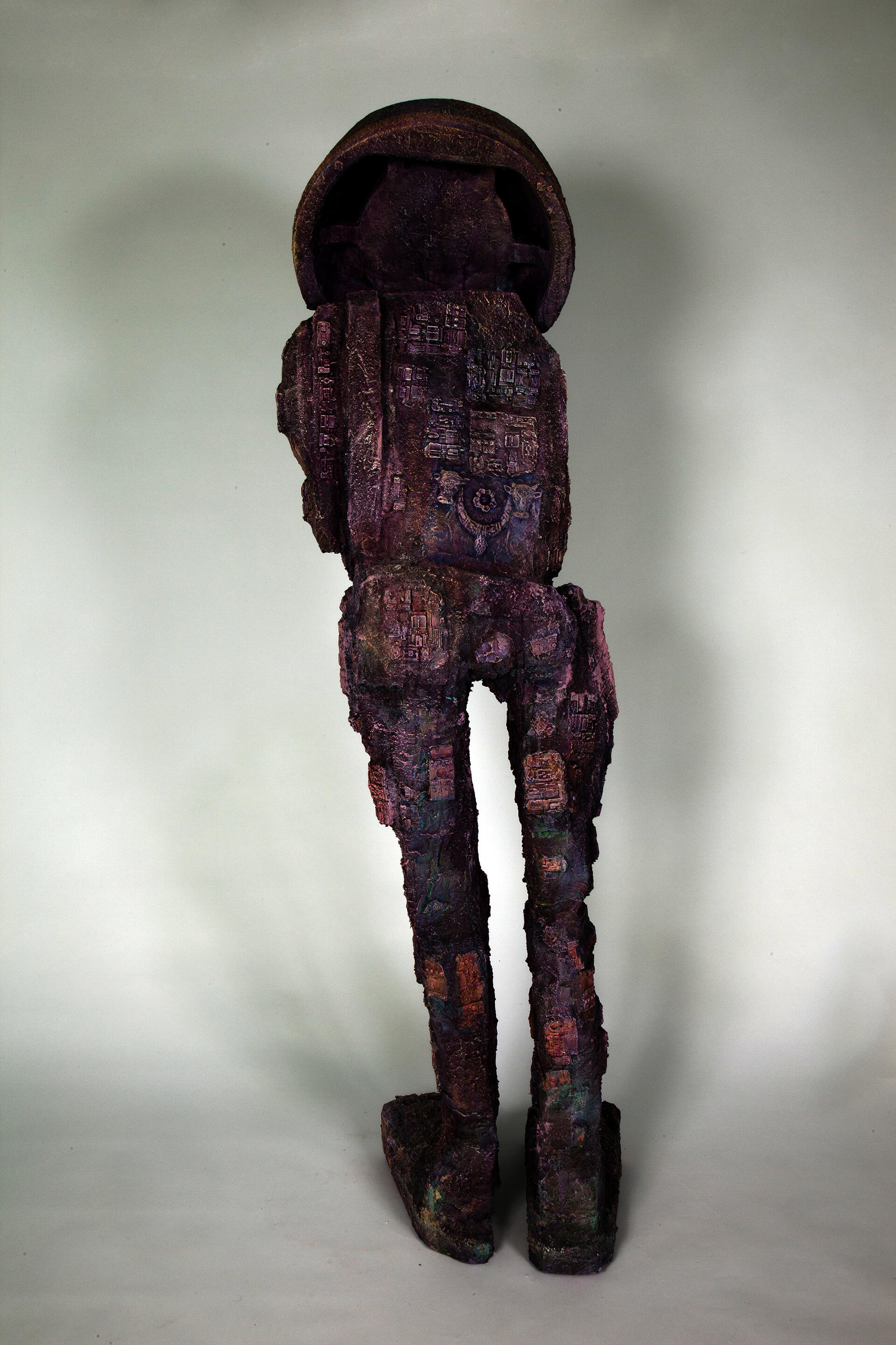 Image of a purple robotic figure