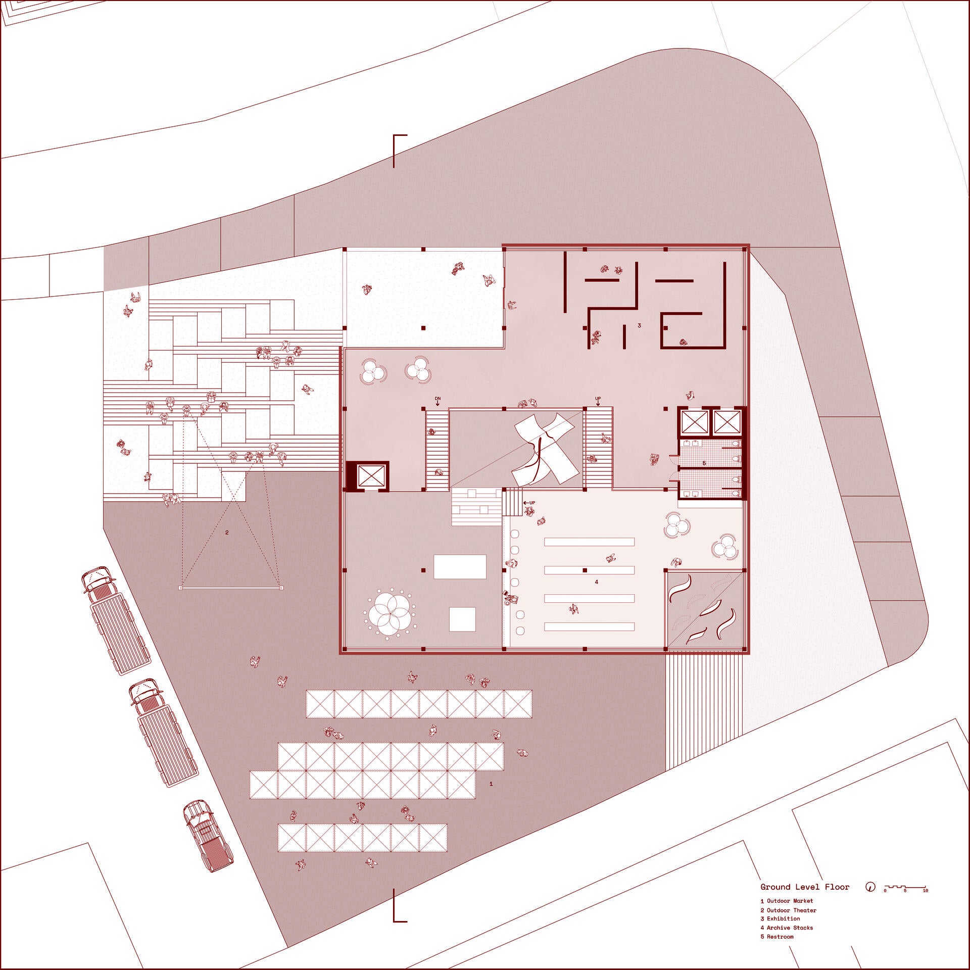 Ground Level Floor Plan