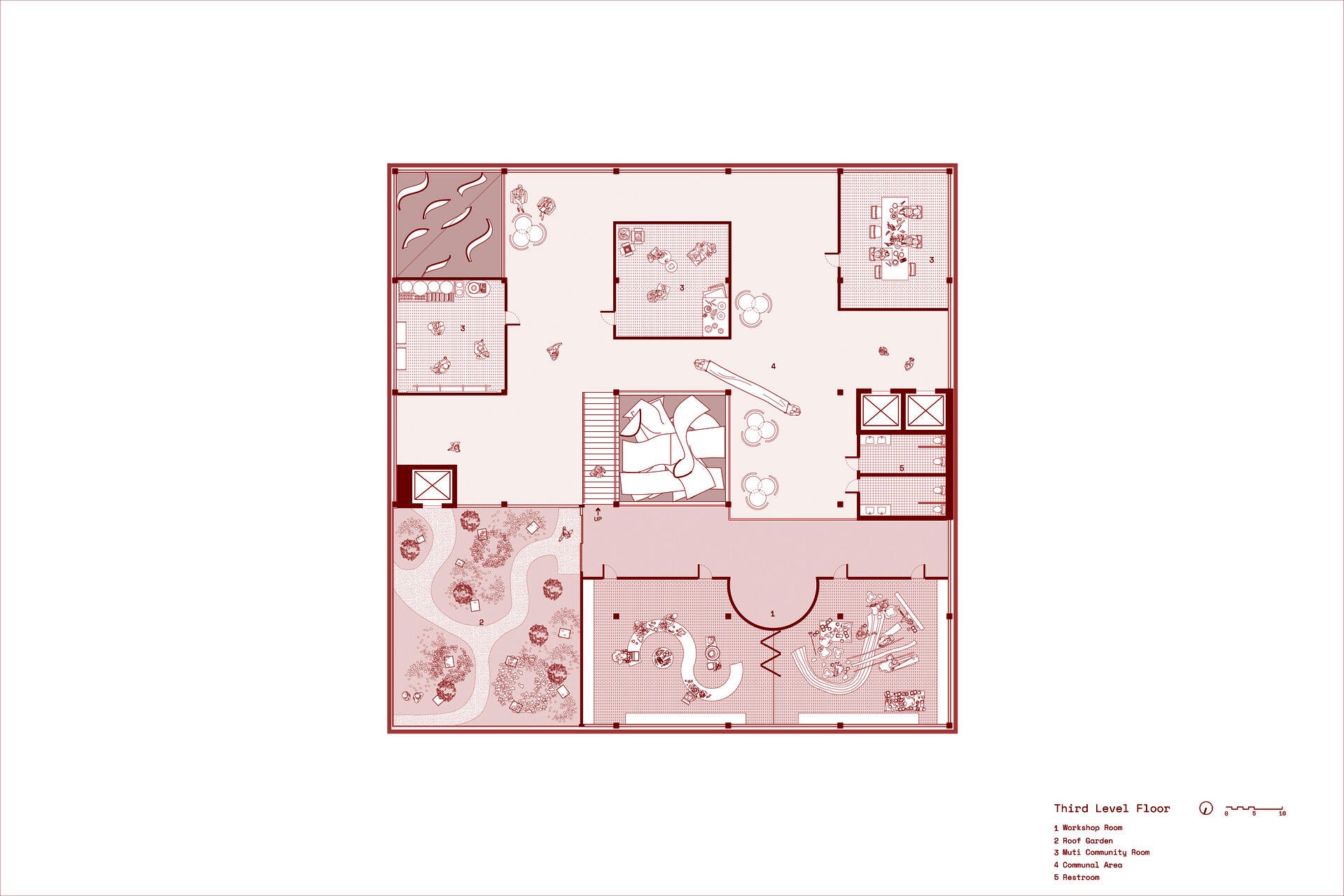 Third Level Floor Plan