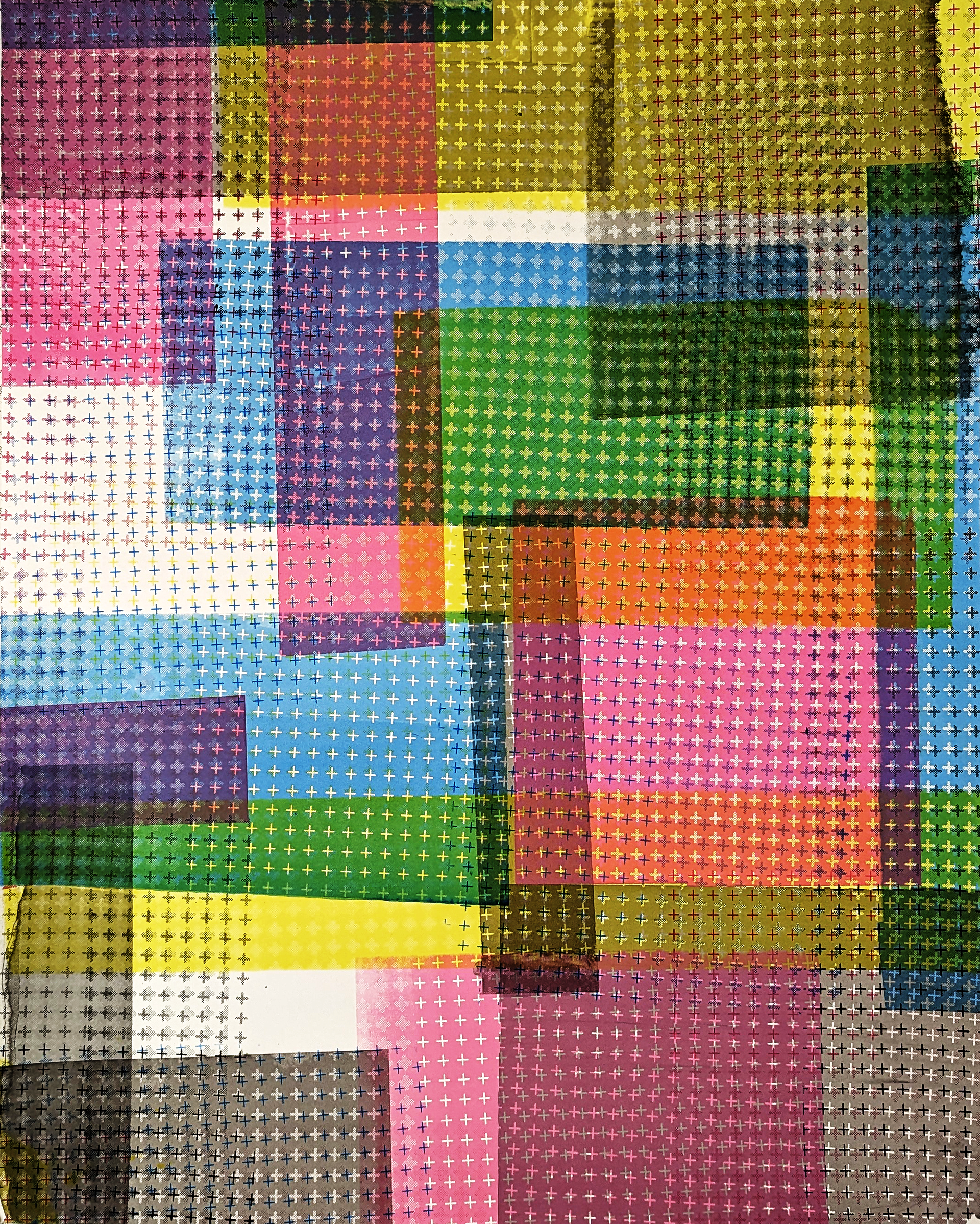 shifting layers of transparent grids
