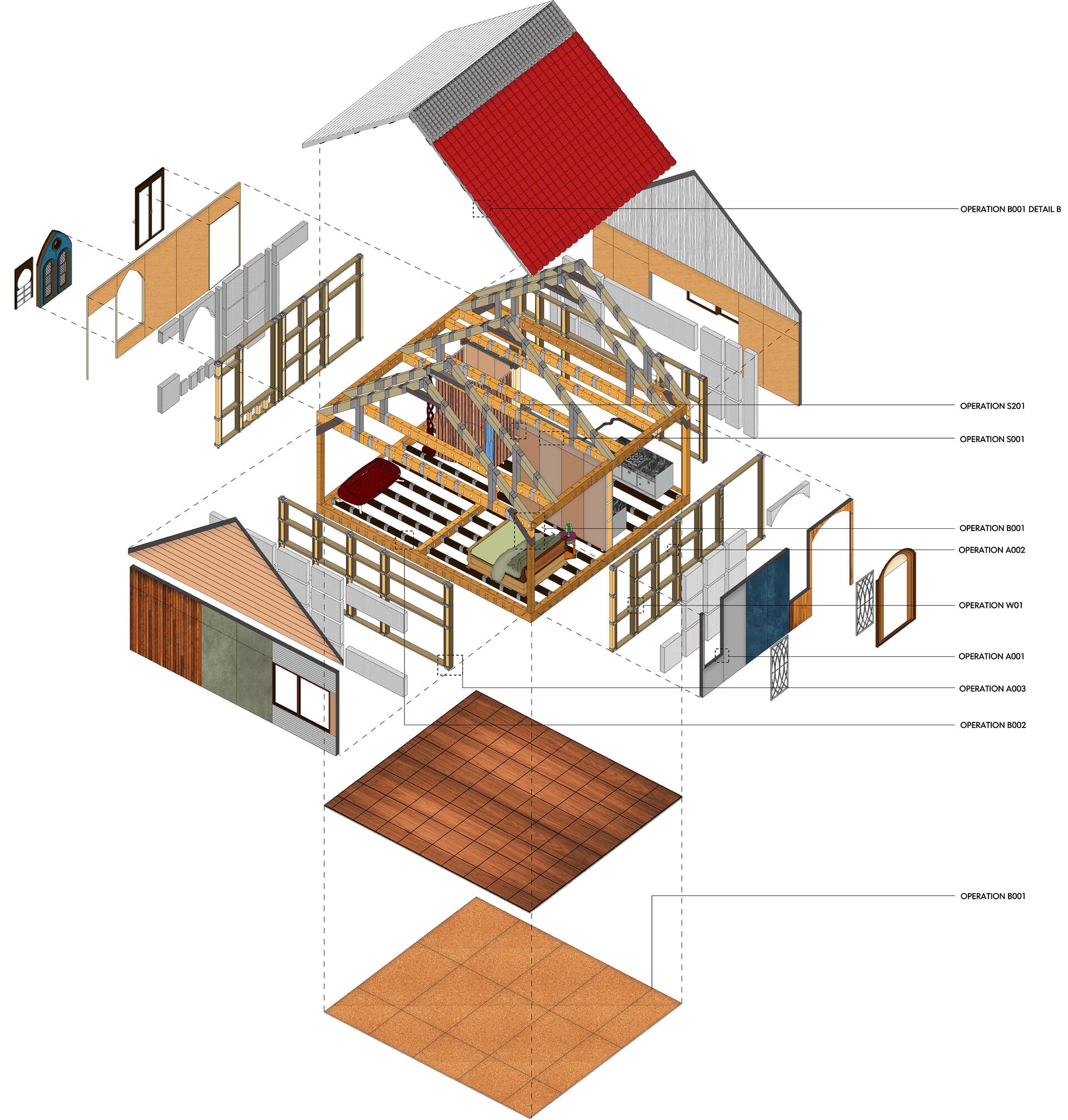 Reversable building system – Environment 01