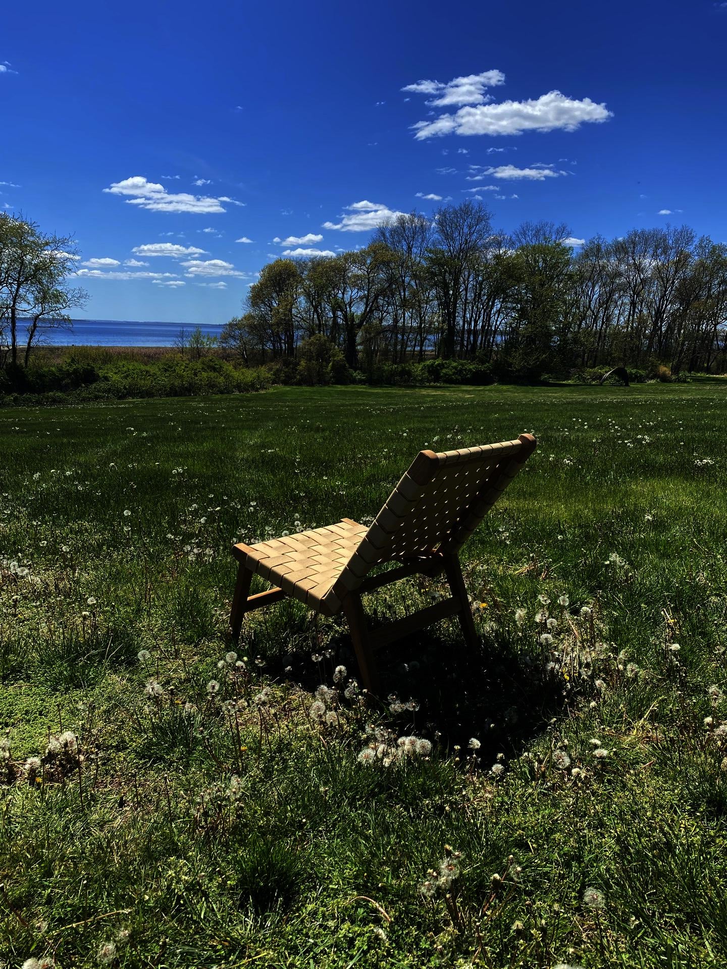 A lounge chair is meant to support the body in a position of ease; they are objects of relaxation by nature