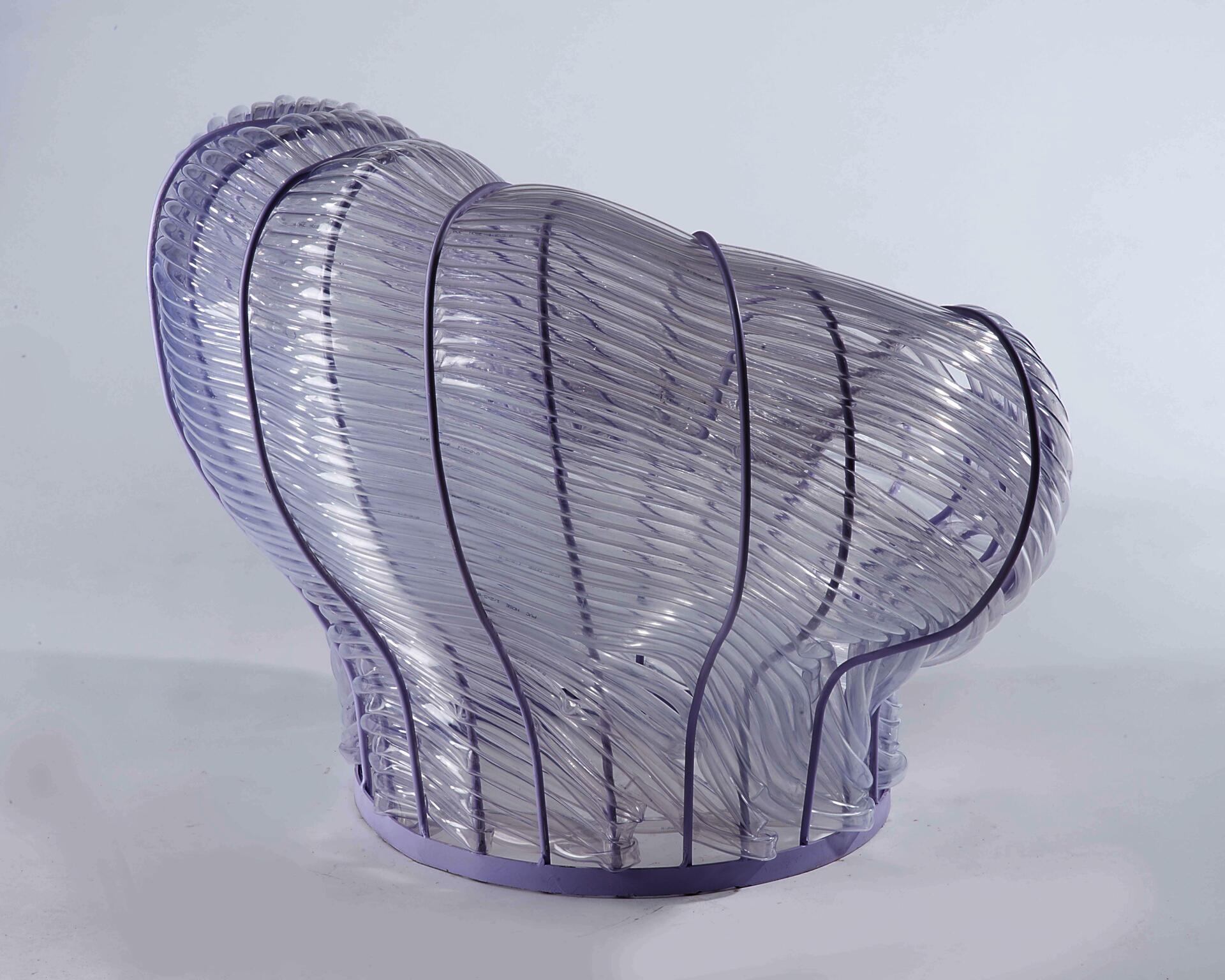 The Woven Mushroom is a single element that comes from the Mushroom Sitting System. Different from the Mushroom Sitting System project which is built digitally, the Woven Mushroom chair is a real physical project that is made by hand. The advantage of handmaking is that it allows me to explore more material combination possibilities and be more creative during the making process. The Woven Mushroom is a beautiful, unique, and experimental artwork.