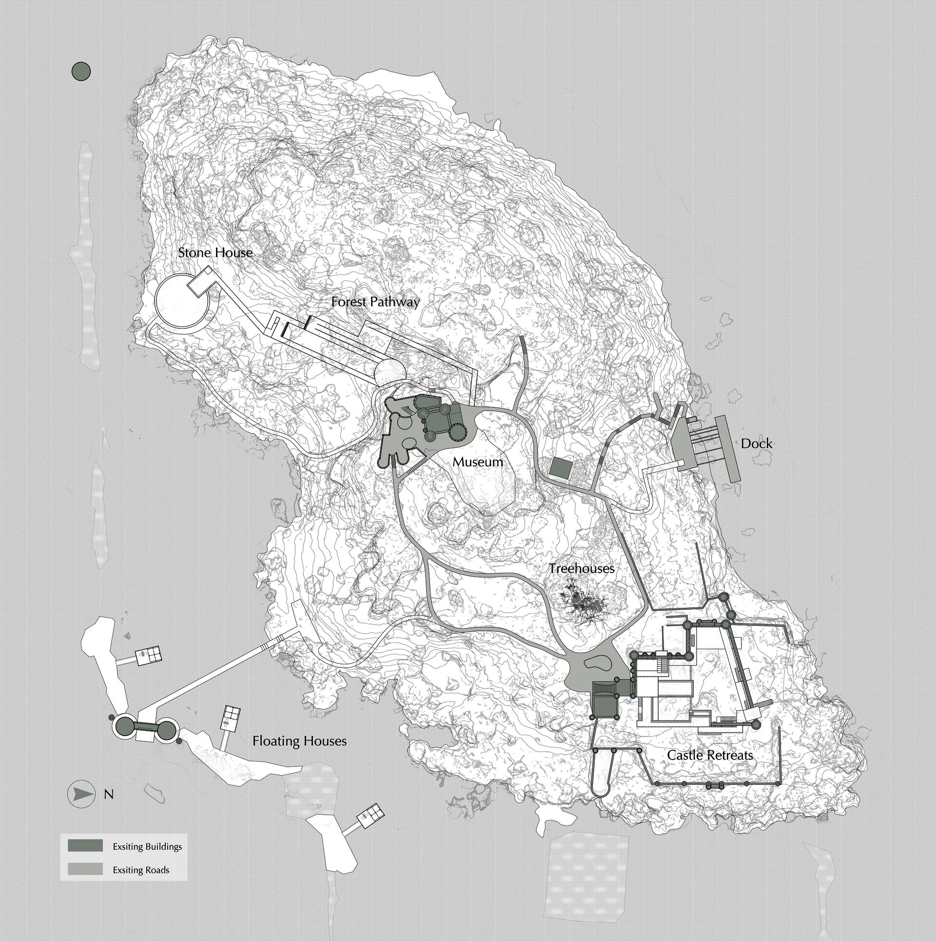 The Pollepel Island after the design