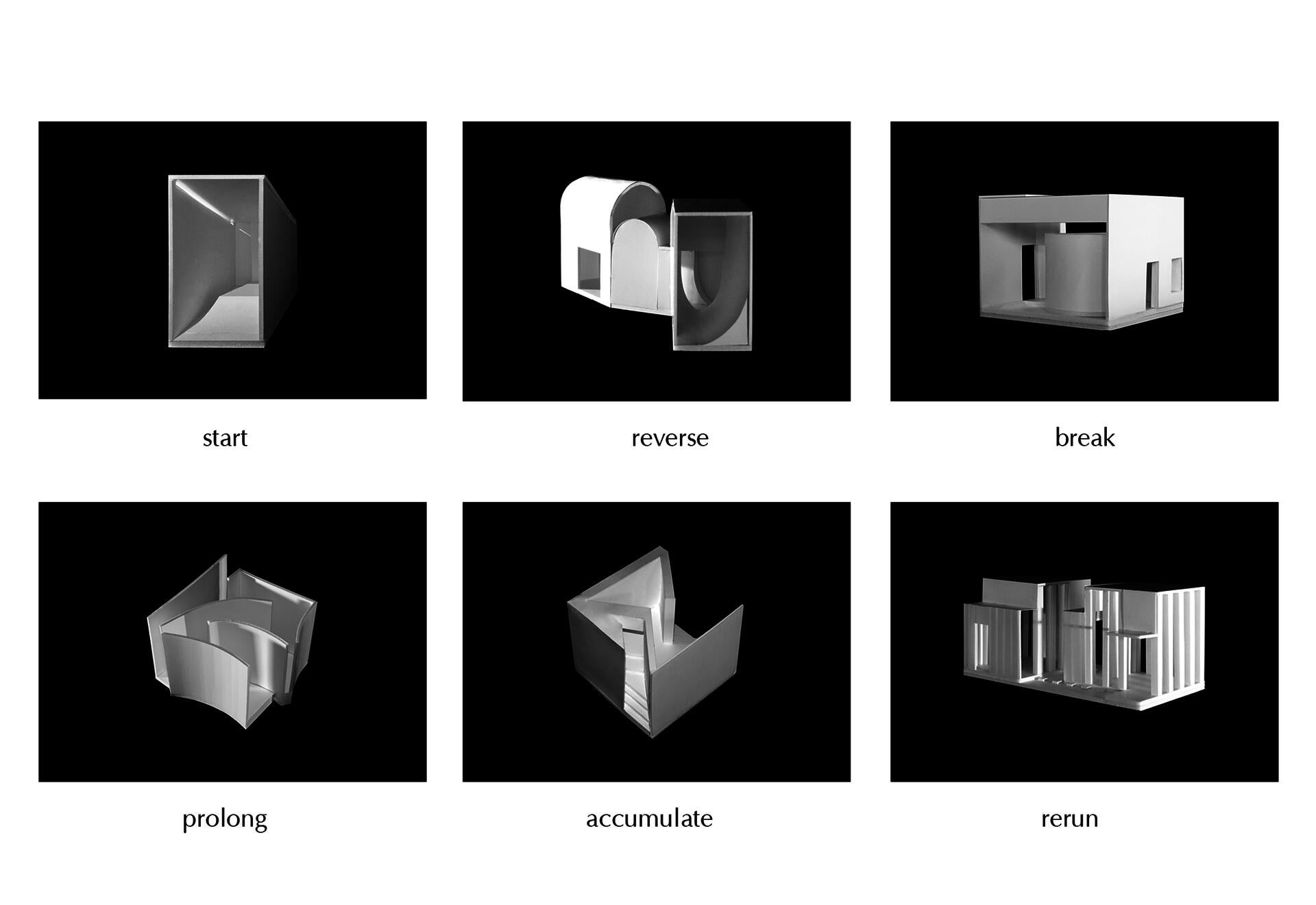 Time converted to space through physical models.