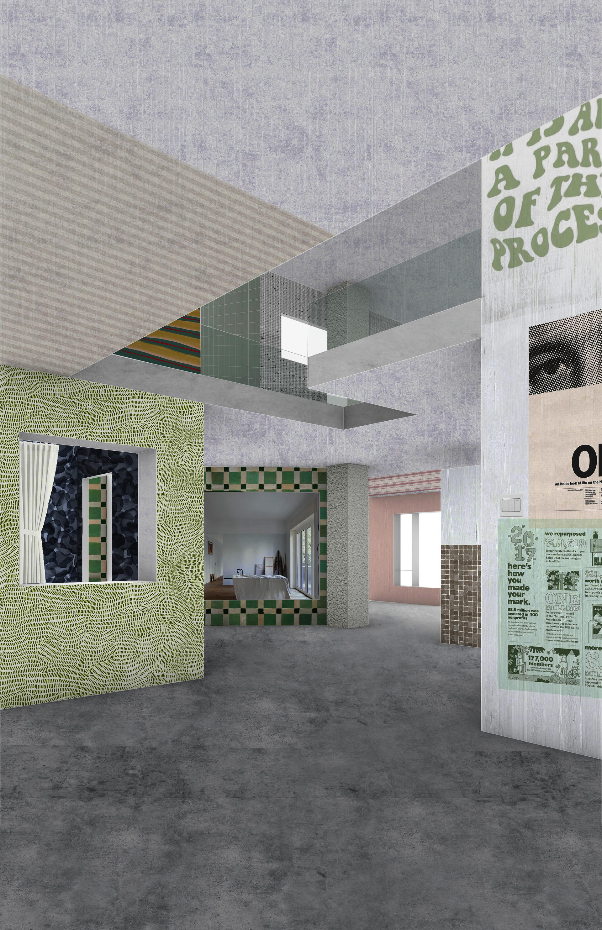 Exploring the functionality and interactive quality of walls for users on both ends
