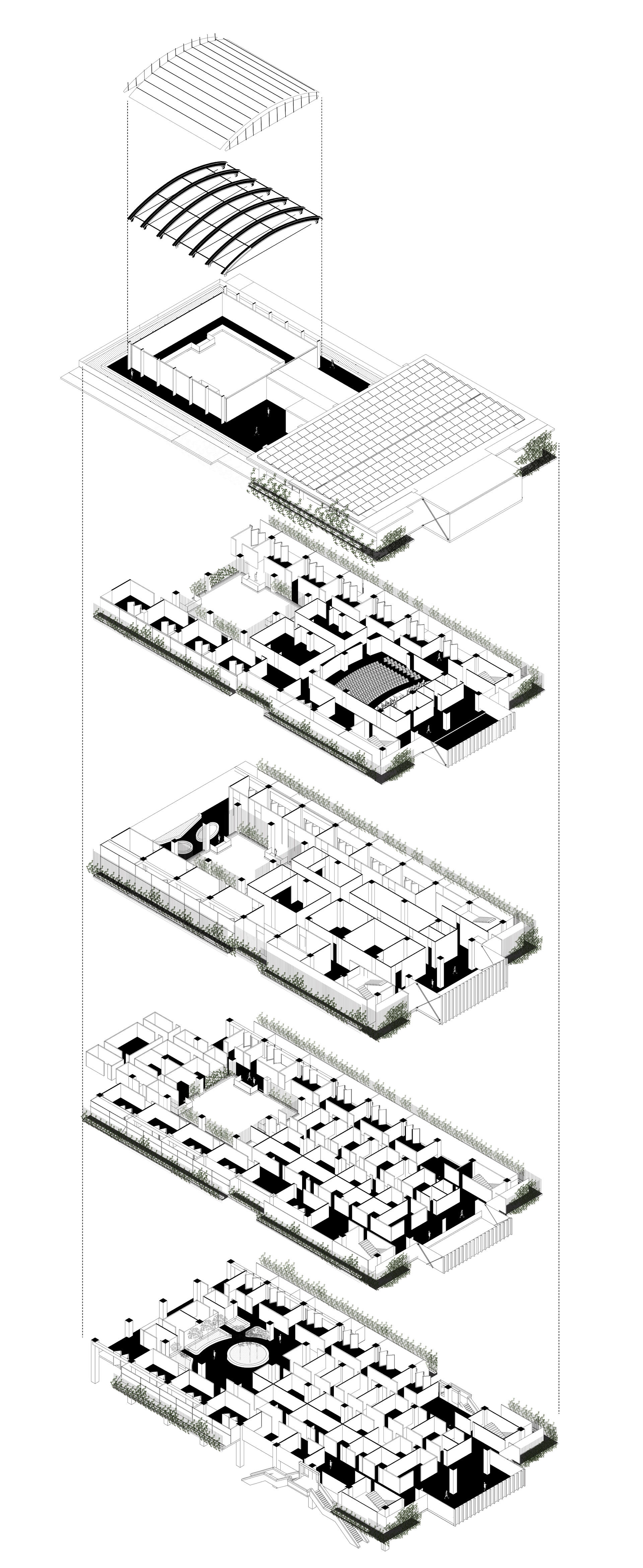 Exploded Axonometric with New Programs