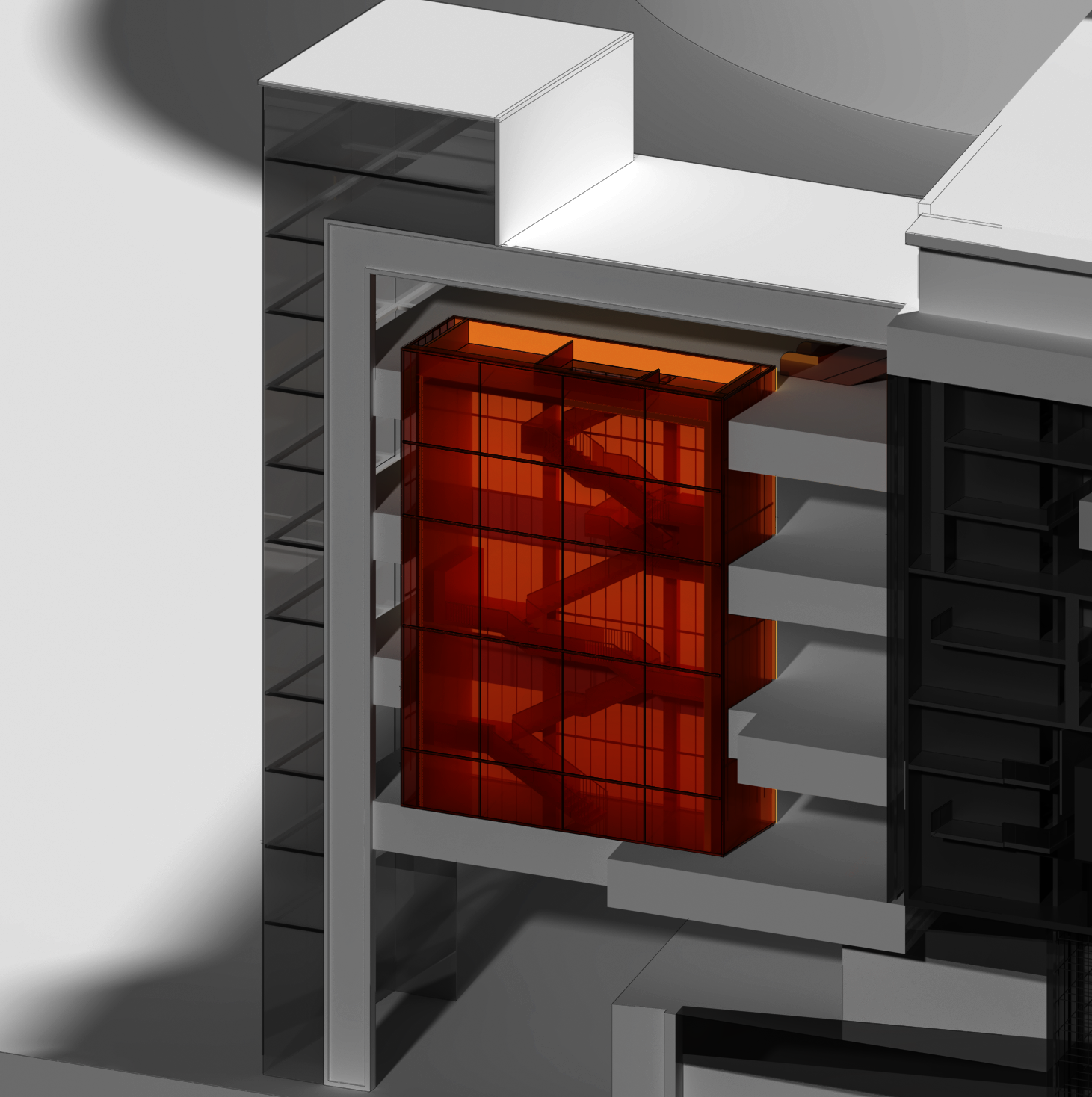 Using multiple floors and rooms to replicate a shelf-like environment, strategically placing an inaccessible corner within this space , which is a indication of the insatiable craving for acquiring additional possessions.