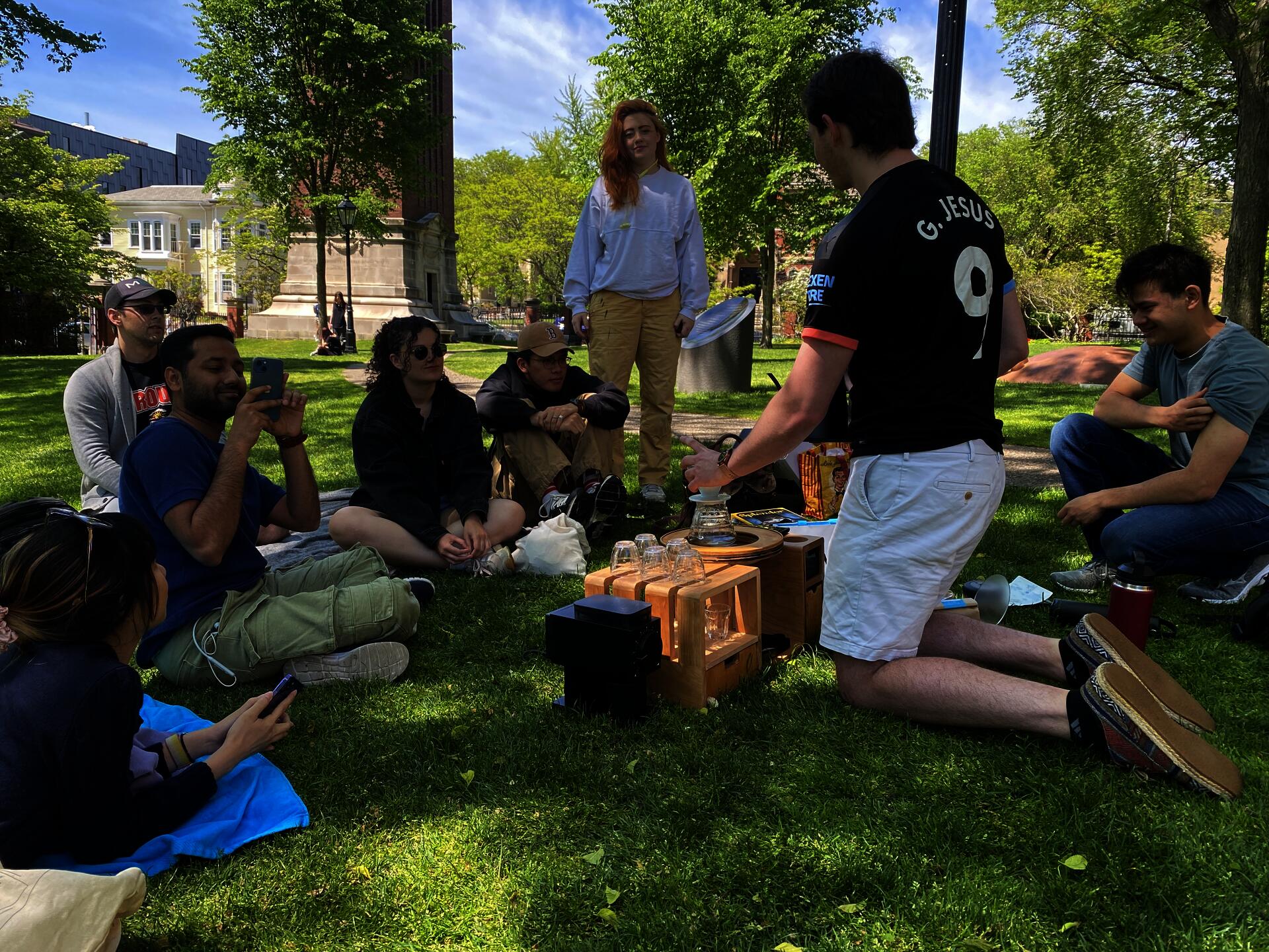 The CoffeeHouse experience in the park.