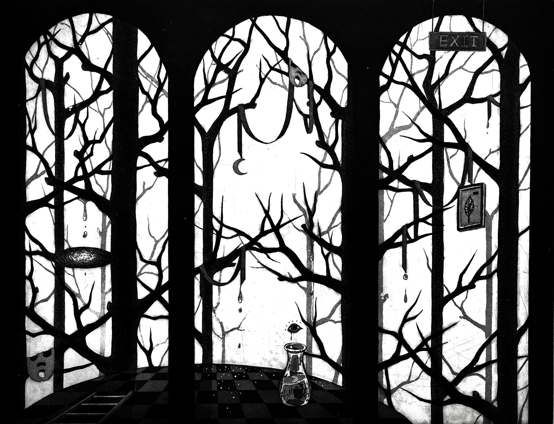 Three arches (forest in the daytime)