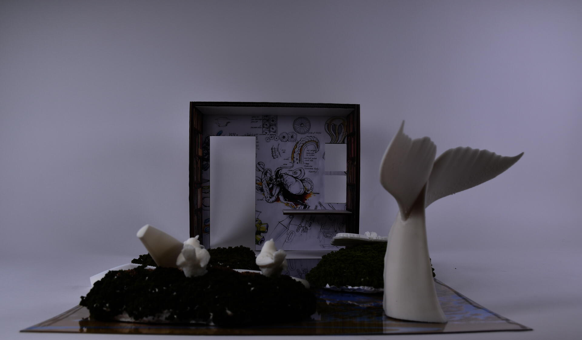 Mystery Garden displaying the relationship between the information within the home spills out into the garden.