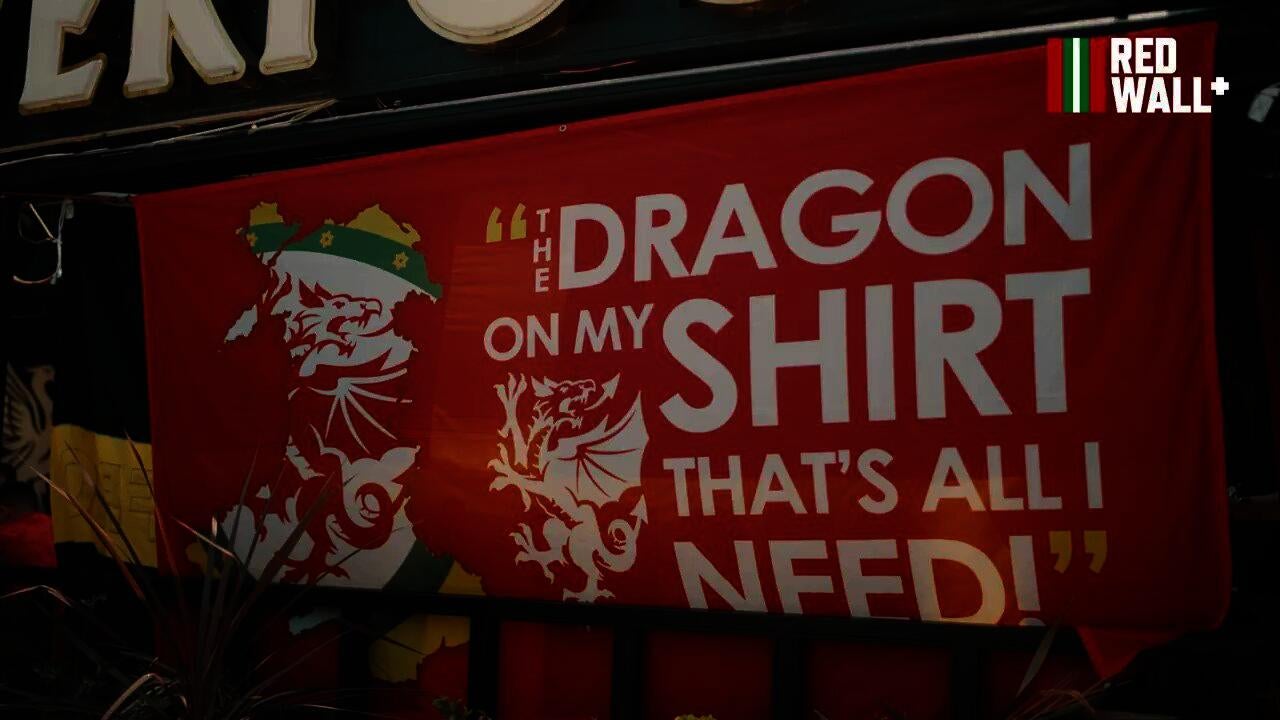 Flag with the words "the dragon on my shirt that's all I need!"