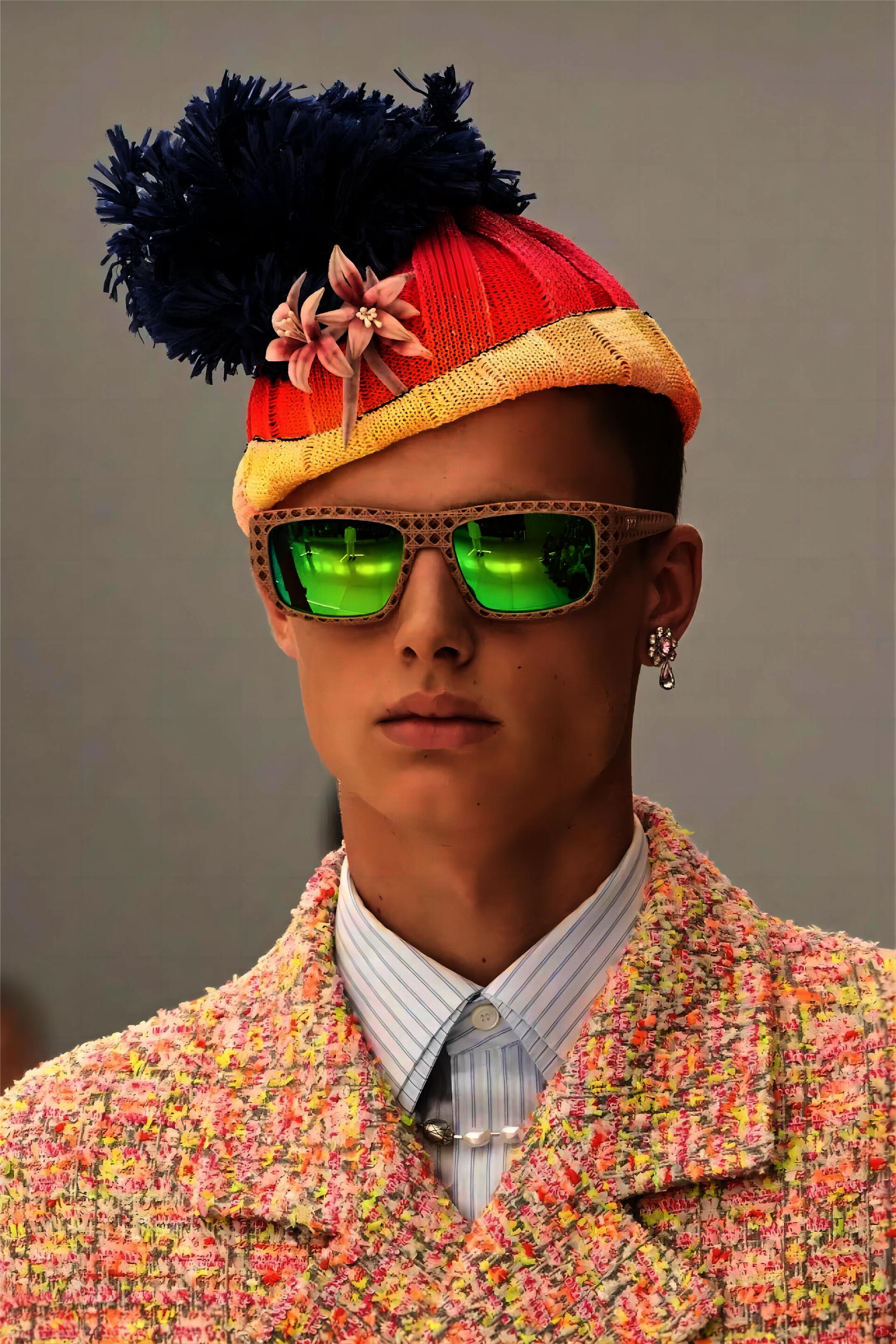  Velvet Flower in Dior Spring/Summer 2024 Menswear Collection