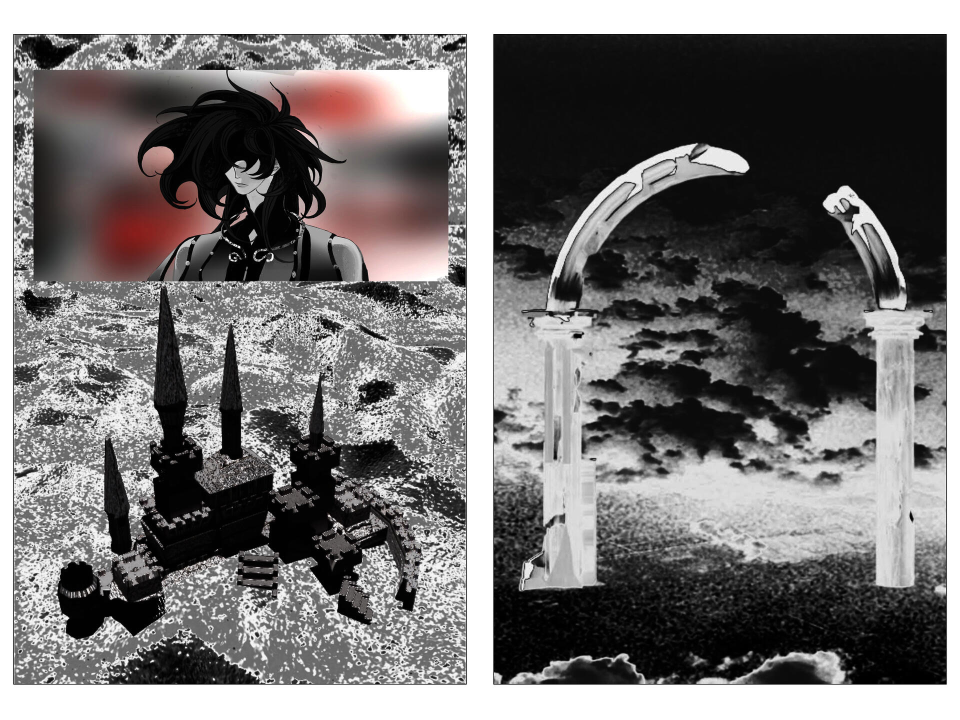 Graphic novel page_Jingwei's gaze
