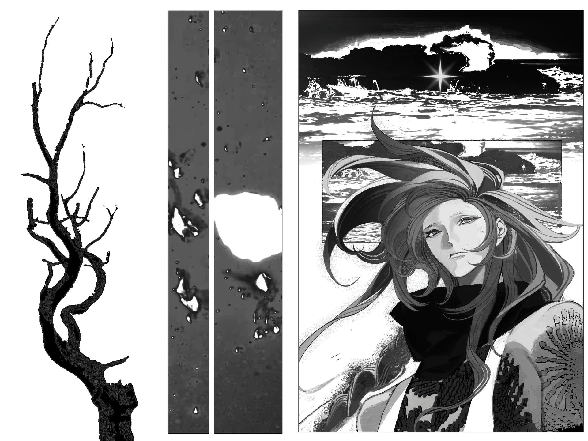Graphic novel page_Icarus's stone