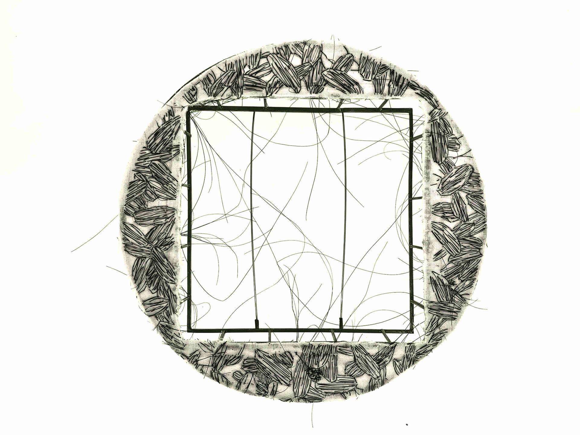 No.6 of brooch series "Every time we talk, we fight". (by Cloris Ding, 2023.)