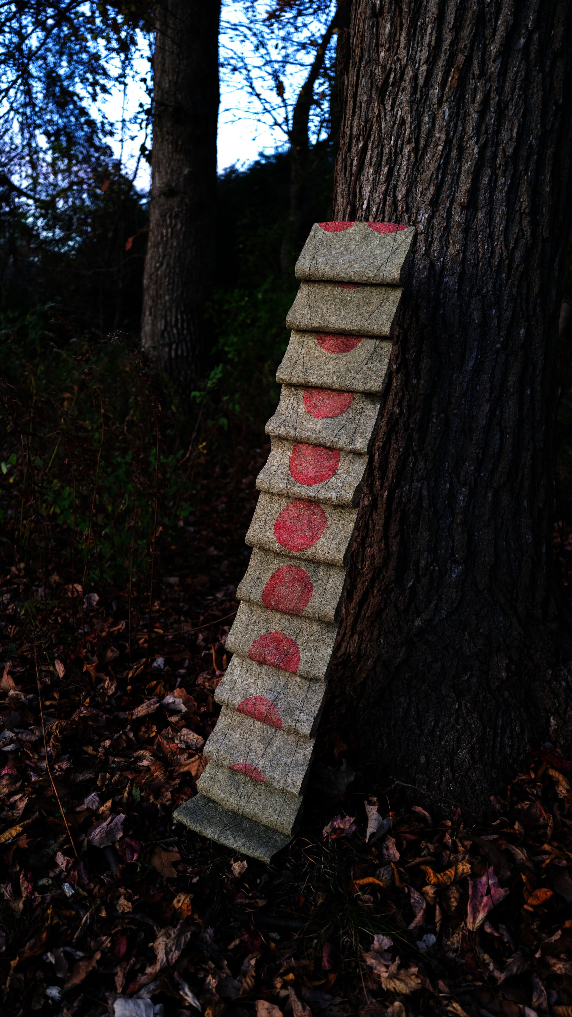 A sculpture inspired by the movement of the sun at College Hill, Providence.