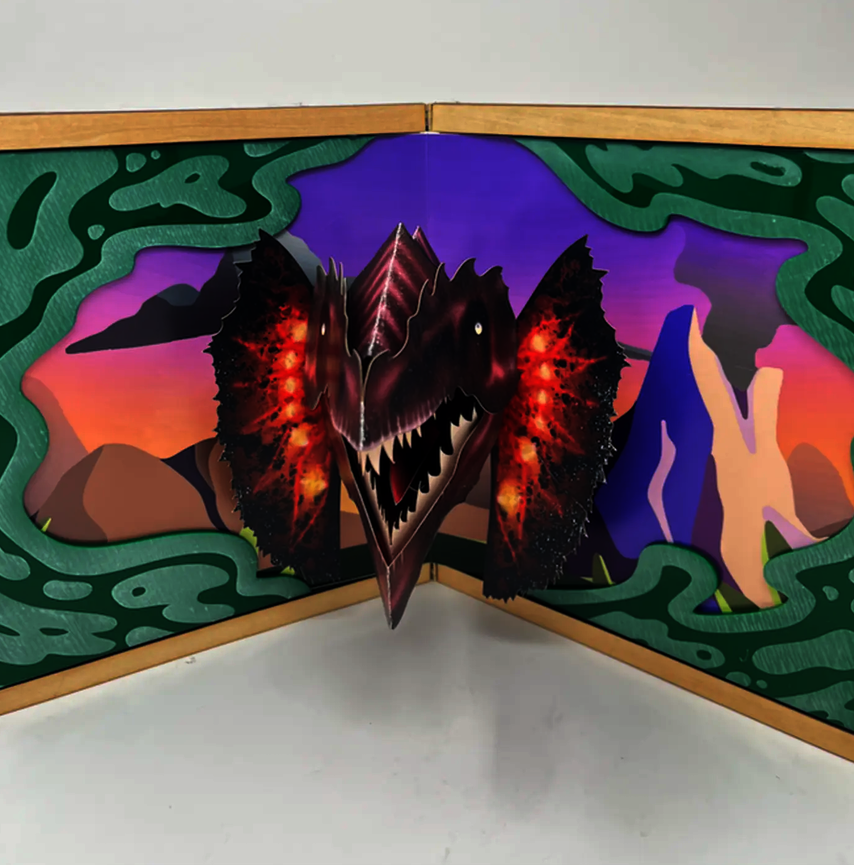 Folded Reality - Popup book exploration with digital fabrication methodologies. 